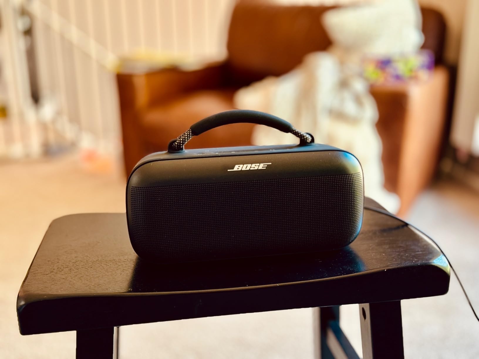 Bose SoundLink Max Bluetooth Speaker - Portable Wireless Party Speaker, IP67 Waterproof, Rope Handle, Up to 20 Hours of Playtime, USB-C, Built-in 3.5mm AUX Input, Black customer photo 1