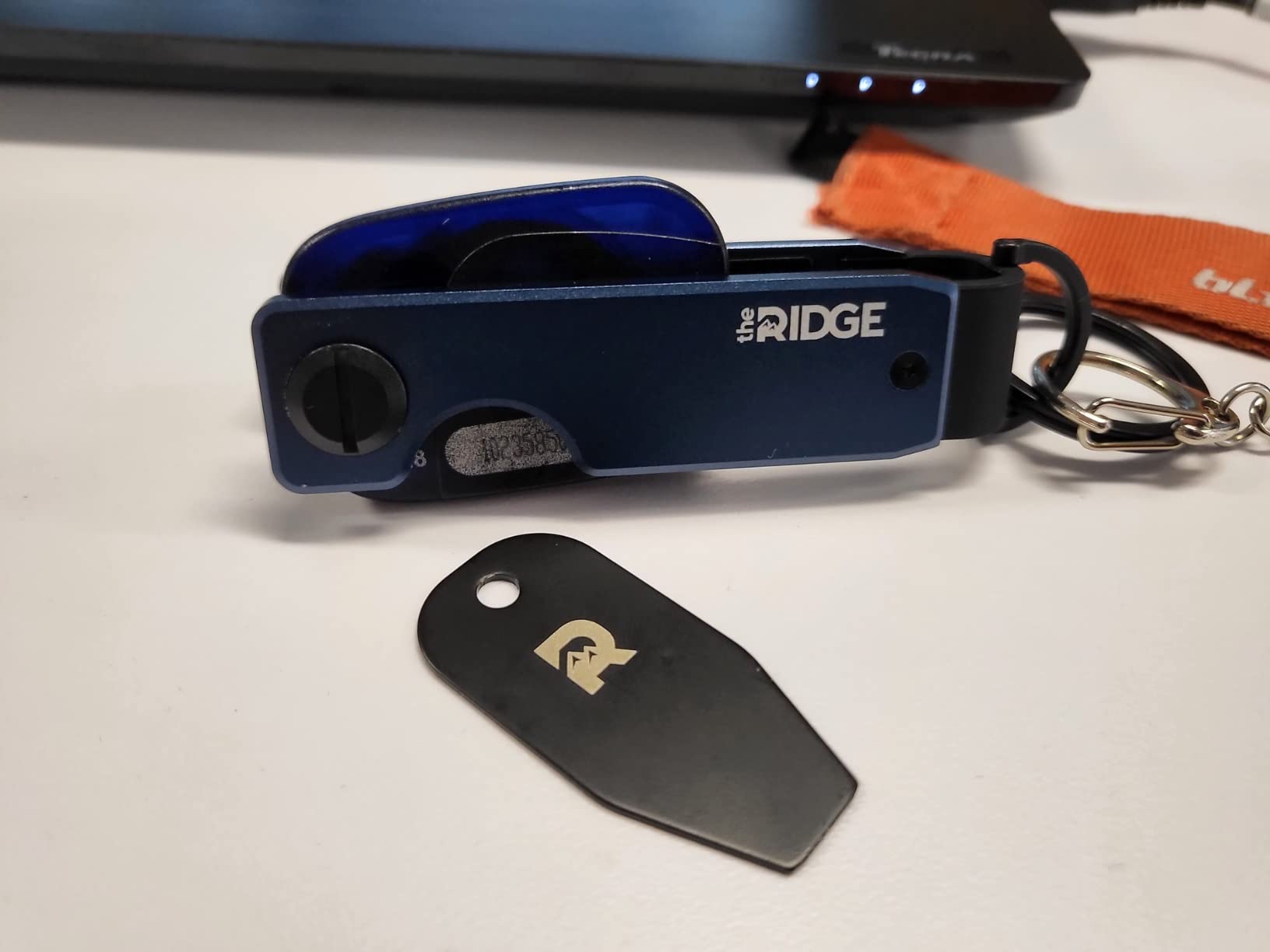 The Ridge Key Organizer - Compact Metallic Key Holder, Minimalist Innovative Keyholder, Smart Keychain Secures 2-6 Keys customer photo 2