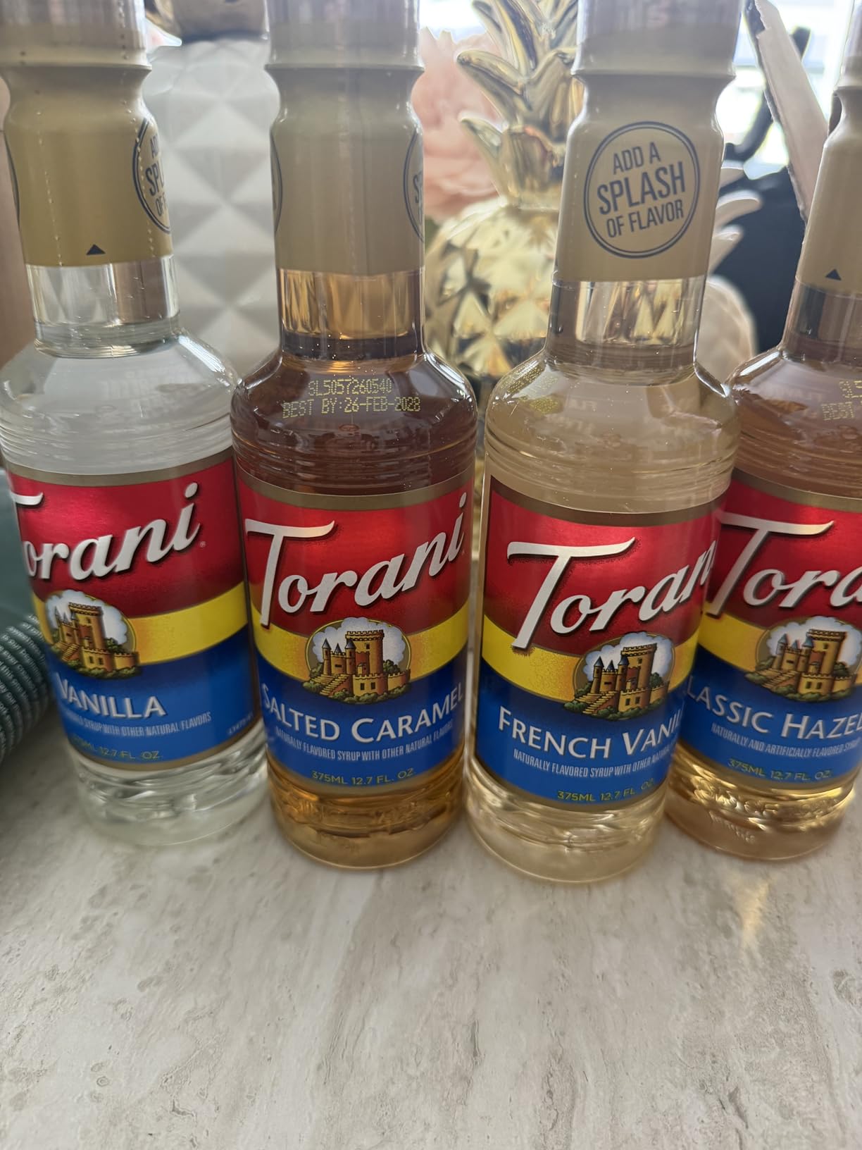 Torani Flavored Drink Syrup Café Variety Pack, 12.7 fl oz, Set of 4 customer photo 2