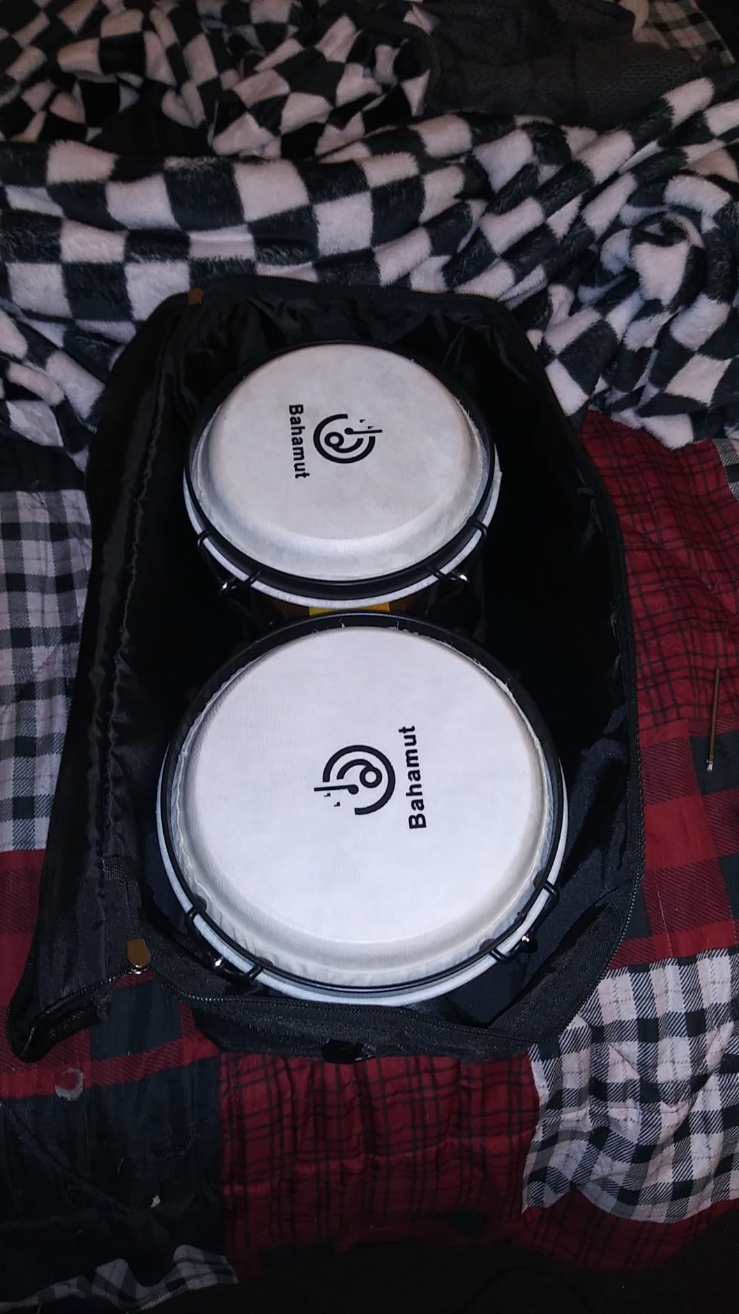 BAHAMUT Bongo Drum Set, 7