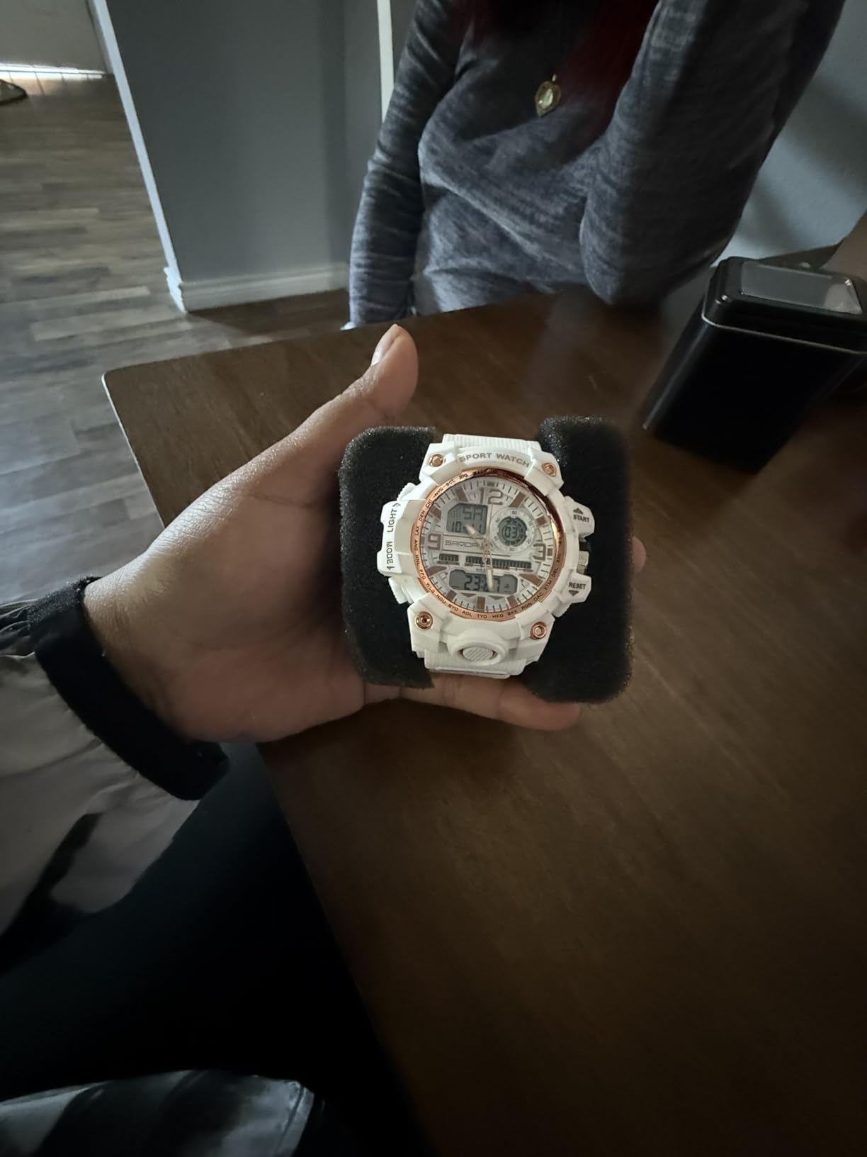 findtime Women's Sport Watch Digital Waterproof Watches Military Watches Analog Outdoor Wrist Watch LED Luminous Alarm Stopwatch Dual Time Wristwatch customer photo 2
