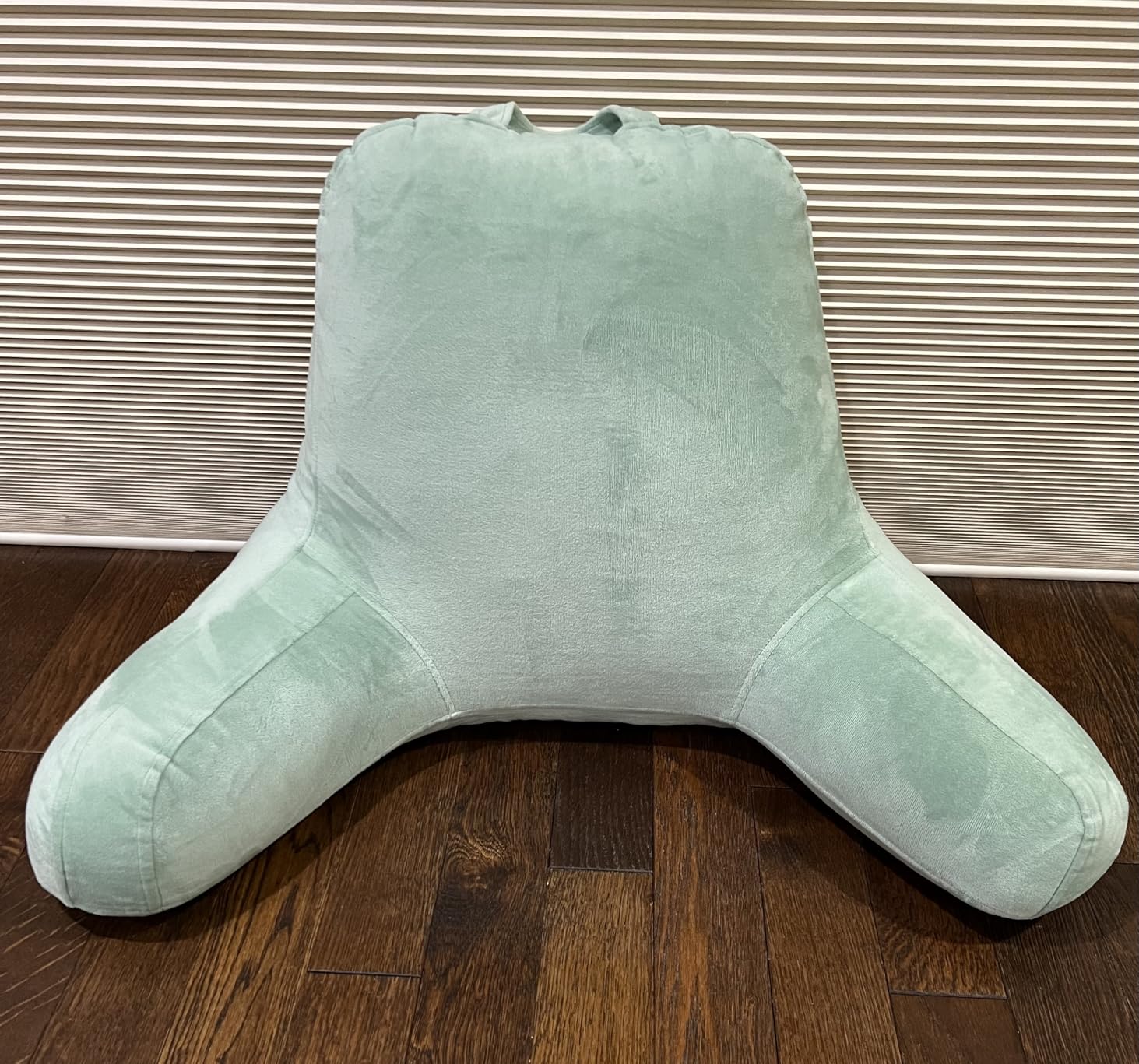 Sasttie Reading Pillow for Bed, Back Pillow for Sitting Up, Dark Grey customer photo 1
