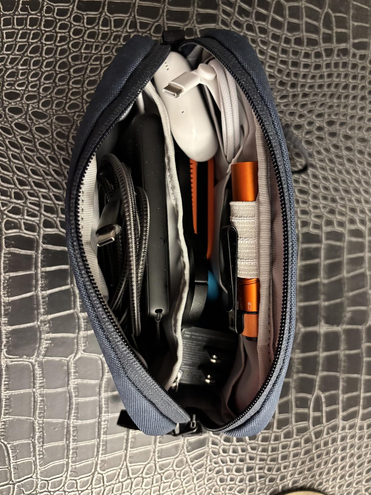 tomtoc Electronic Organizer Travel Case, Dual Compartment Tech Organization customer photo 1