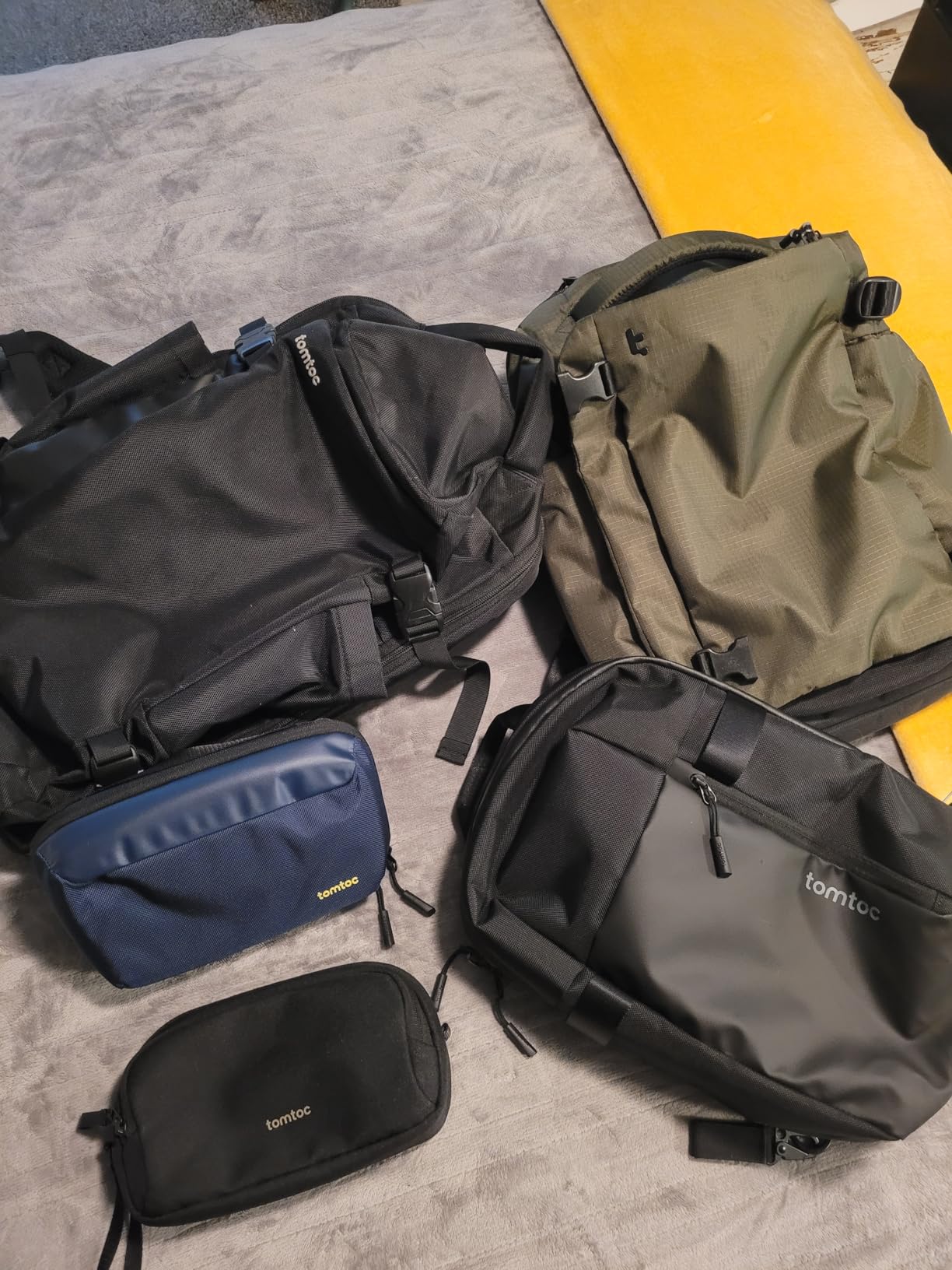 tomtoc Electronic Organizer Travel Case, Dual Compartment Tech Organization customer photo 2