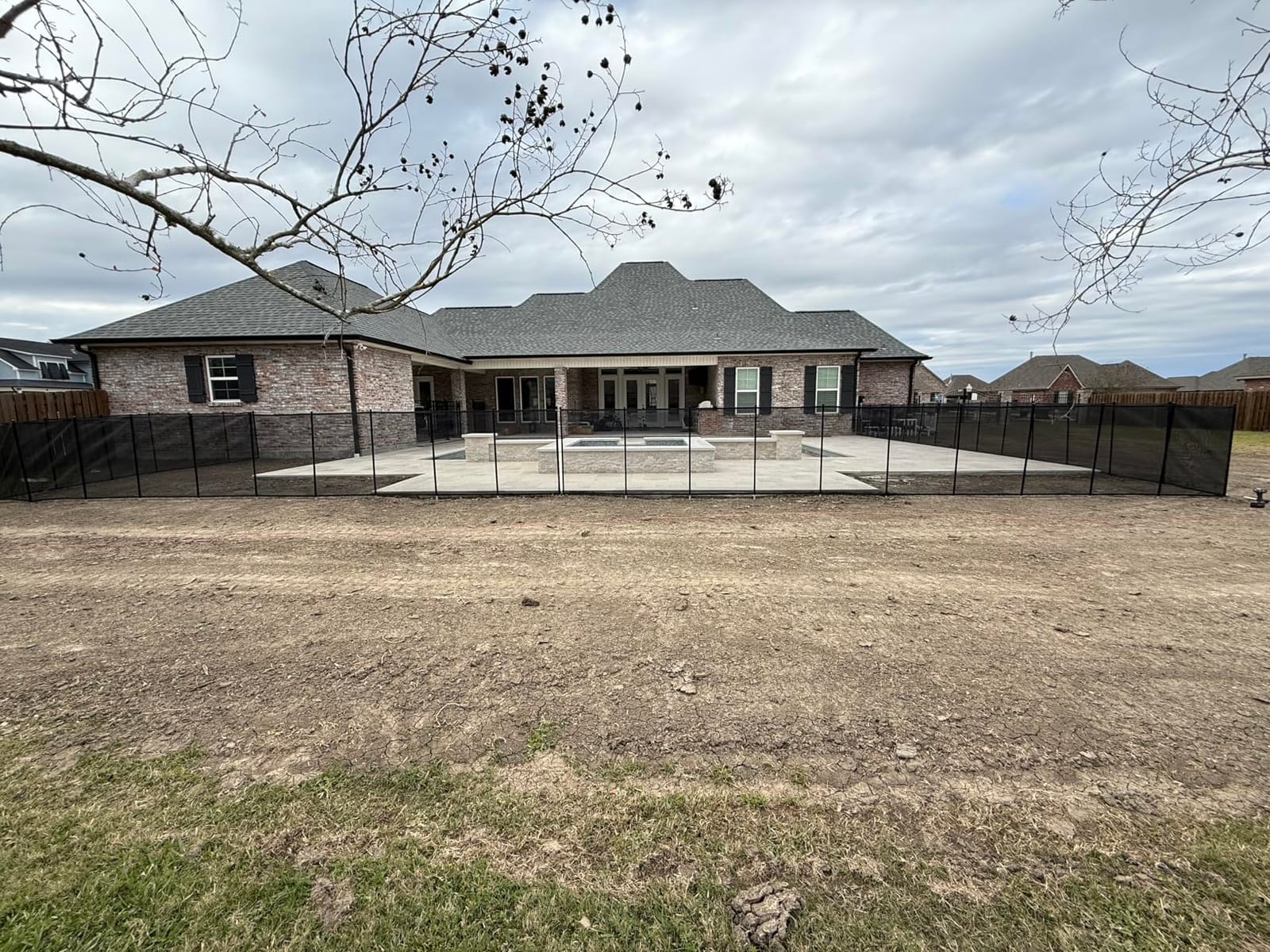 VEVOR Pool Fence, 4 x 108 FT Pool Fences for Inground Pools, Removable Safety Pool Fencing, Easy DIY Installation Swimming Pool Fence, 340gms Teslin PVC Pool Fence Mesh Protects Kids and Pets customer photo 2