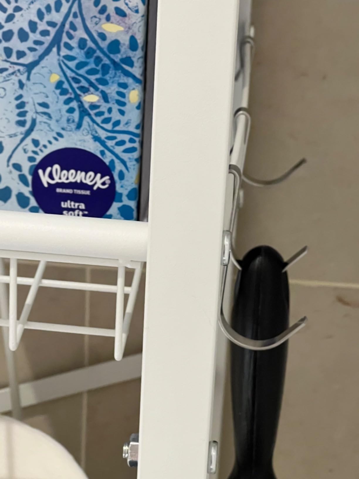 Kalrin Over-The-Toilet Storage Rack, 4-Tier Bathroom Organizer Shelf Over Toilet with Adjustable Shelf and Basket, Freestanding Space Saver Bathroom Shelves Above Toilet for Room (Vintage Brown) customer photo 2