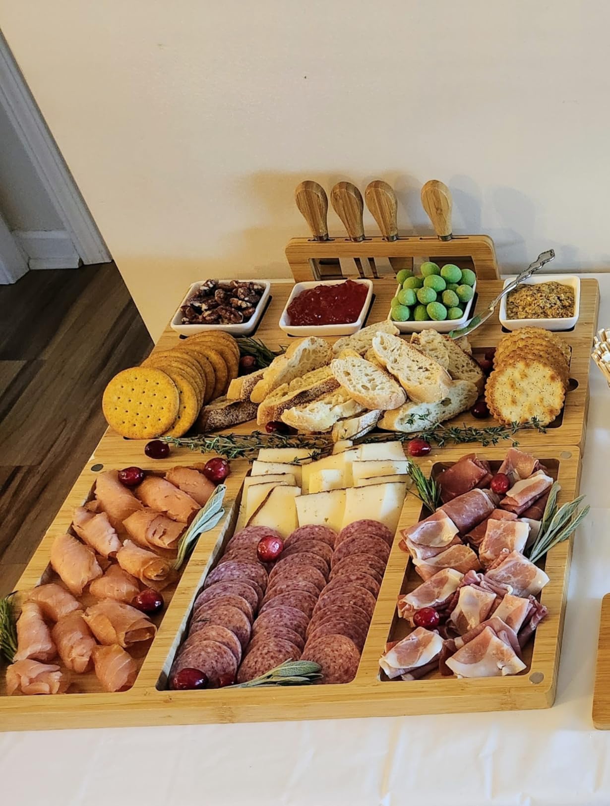 drmvalg Charcuterie Board Cheese Tray Set, Housewarming Gift for New Home customer photo 2