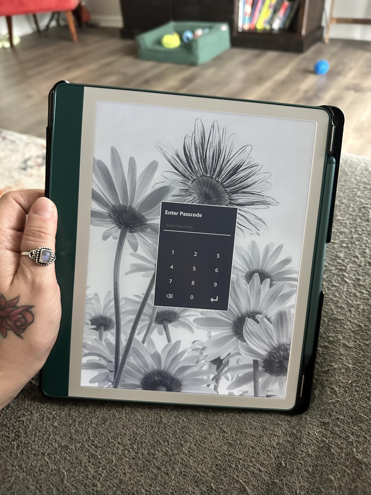 Amazon Kindle Scribe (64GB) - Your notes, documents and books, all in one place. With built-in AI notebook summarization. Includes Premium Pen - Tungsten customer photo 1