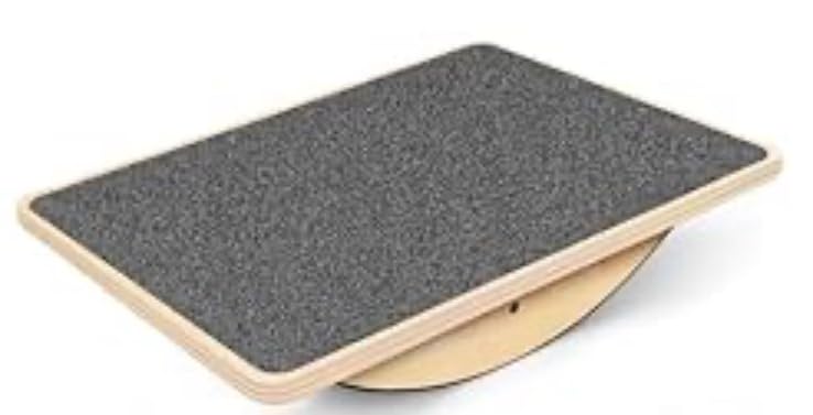 Balance Board Professional Wobble Board for Adults Anti-Slip 350LBS Balance Boards for Physical Therapy Standing Desk Core Strength Wooden Balance Board Rocker Board customer photo 1