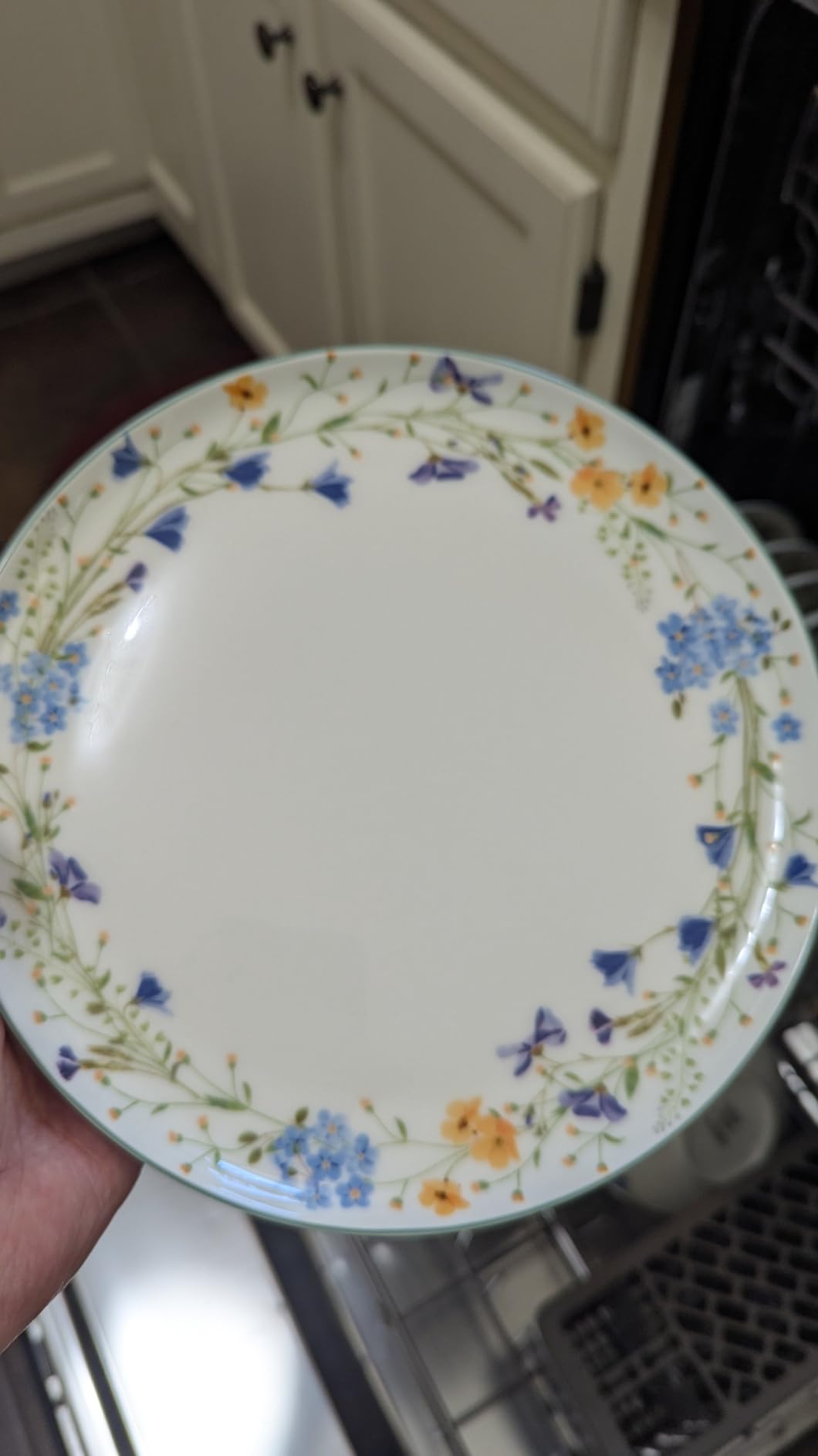 Mikasa Quinn Lightweight Bone China 12 Piece Dinnerware Plate Bowl Set, Service for 4 customer photo 1