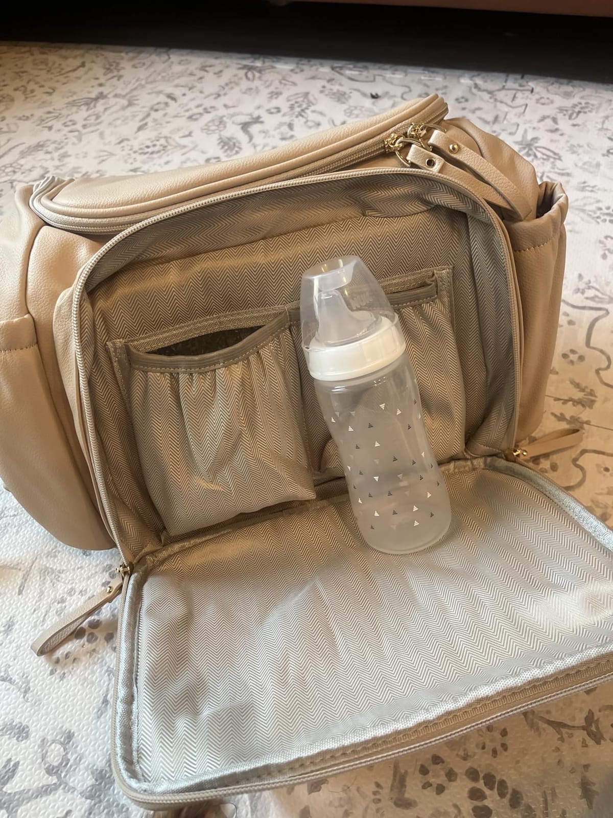 LORADI Lightweight Diaper Bag Backpack, Medium customer photo 1