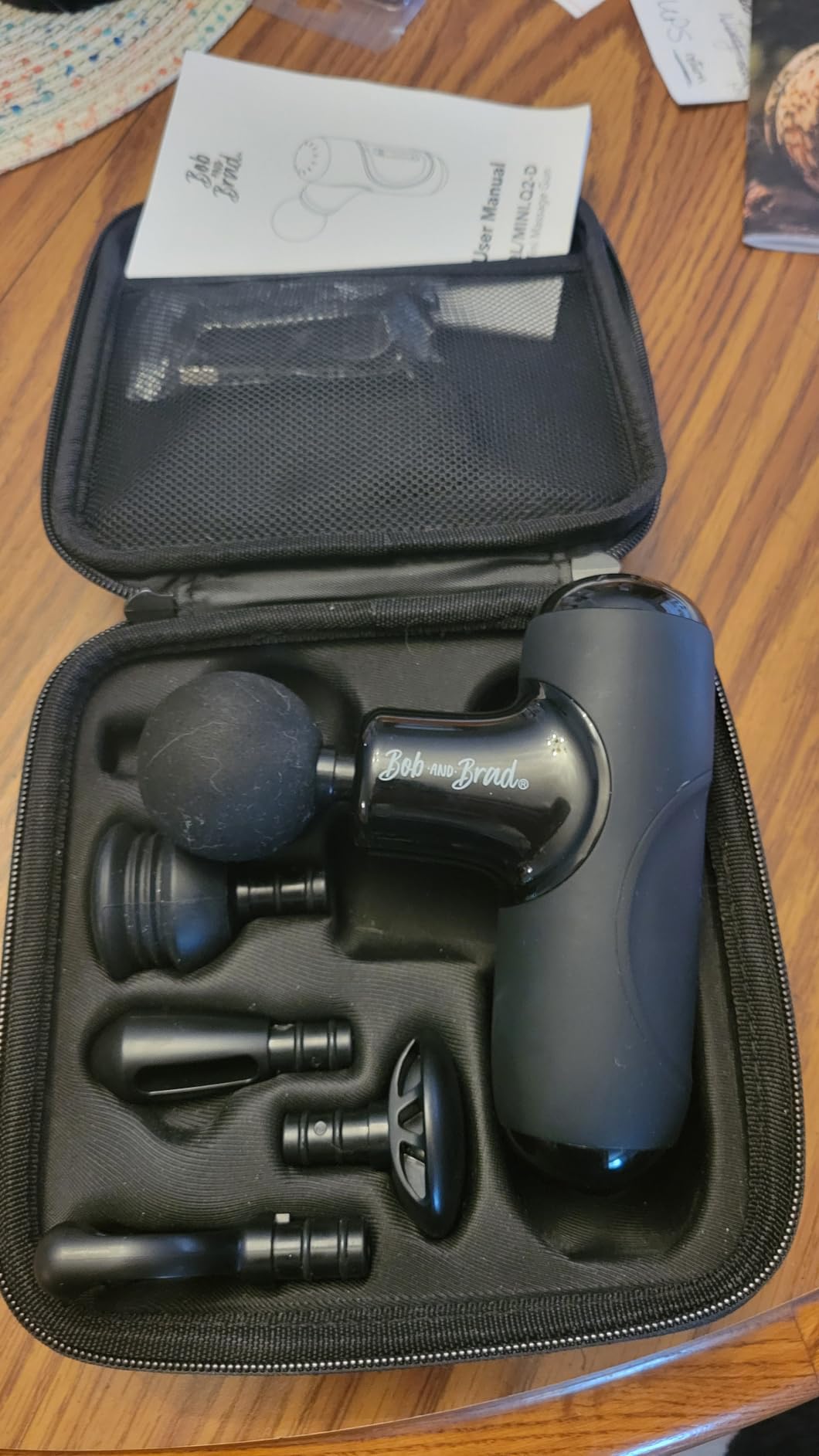 BOB AND BRAD Q2 Pro Mini Massage Gun with Heat and Cold for Muscle Recovery customer photo 2