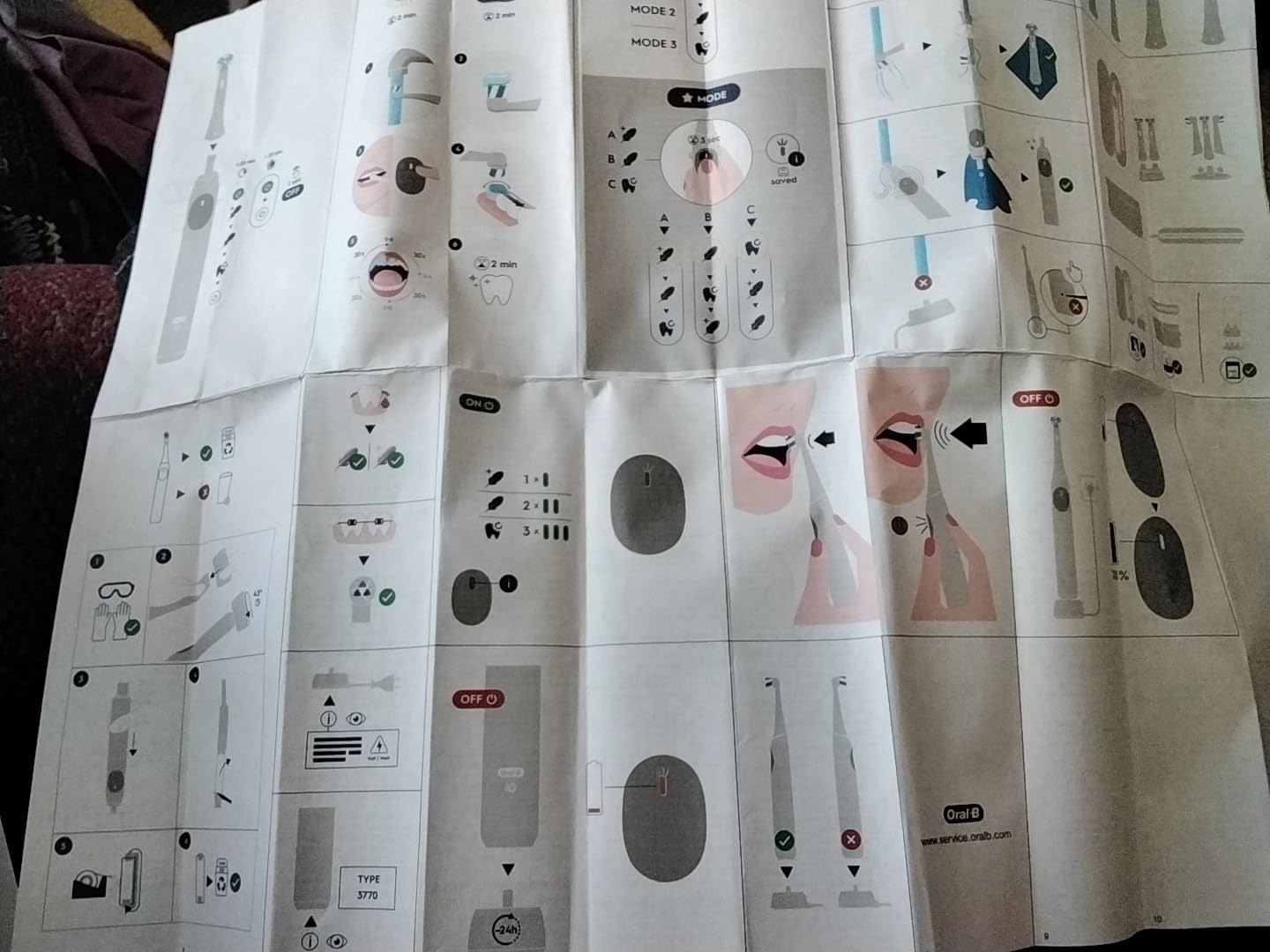 Oral-B Rechargeable Electric Toothbrush, iO2 Starter Kit, 3 Cleaning Modes, Automatic Pressure Sensor to Protect Gums, 2 Brush Heads, Pure White customer photo 2