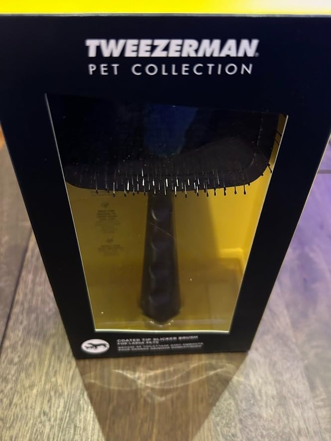 Tweezerman Slicker Brush for Pets-Grooming Brush with Coated Bristles customer photo 1