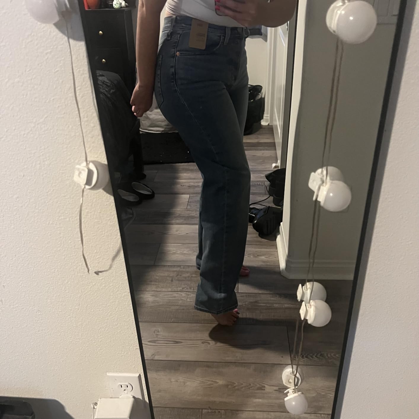Levi's Women's Ribcage Straight Full Length Jeans customer photo 1
