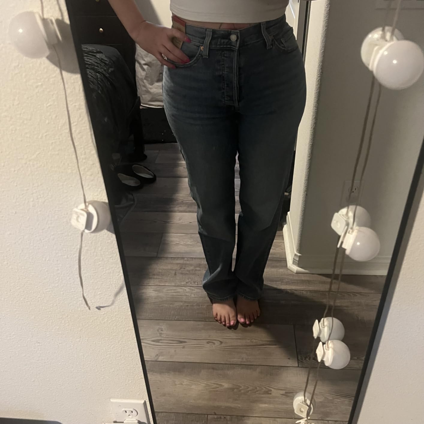 Levi's Women's Ribcage Straight Full Length Jeans customer photo 2