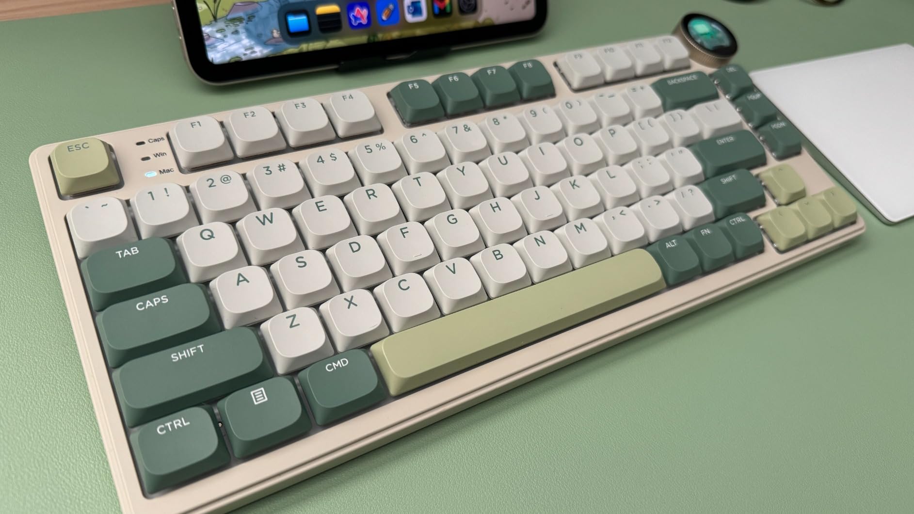 RK ROYAL KLUDGE N80 Low Profile Mechanical Keyboard w/Smart Display Screen customer photo 2