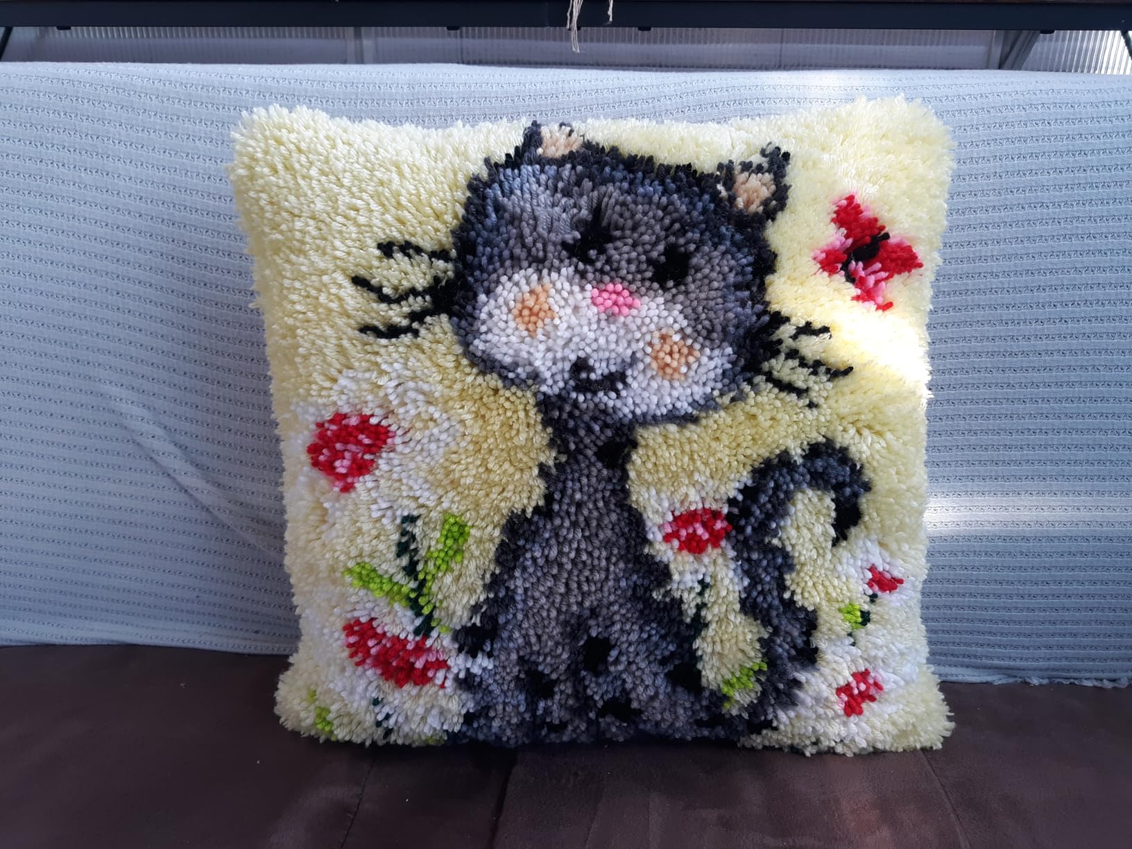 EsLuker.ly Latch Hook Rug Kit DIY Crochet Carpet for Beginners customer photo 2