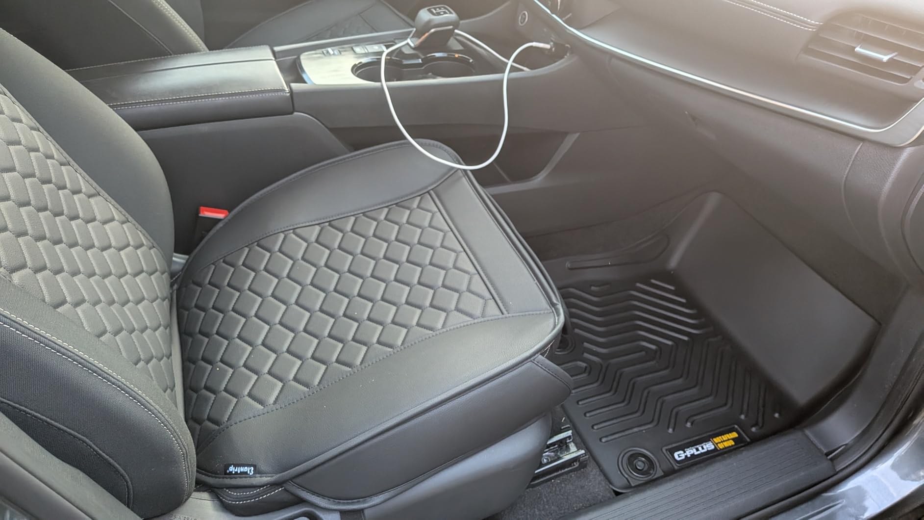 G-PLUS TPE Floor Mats Fit for Tesla Model 3 2017-2023 customer photo 2