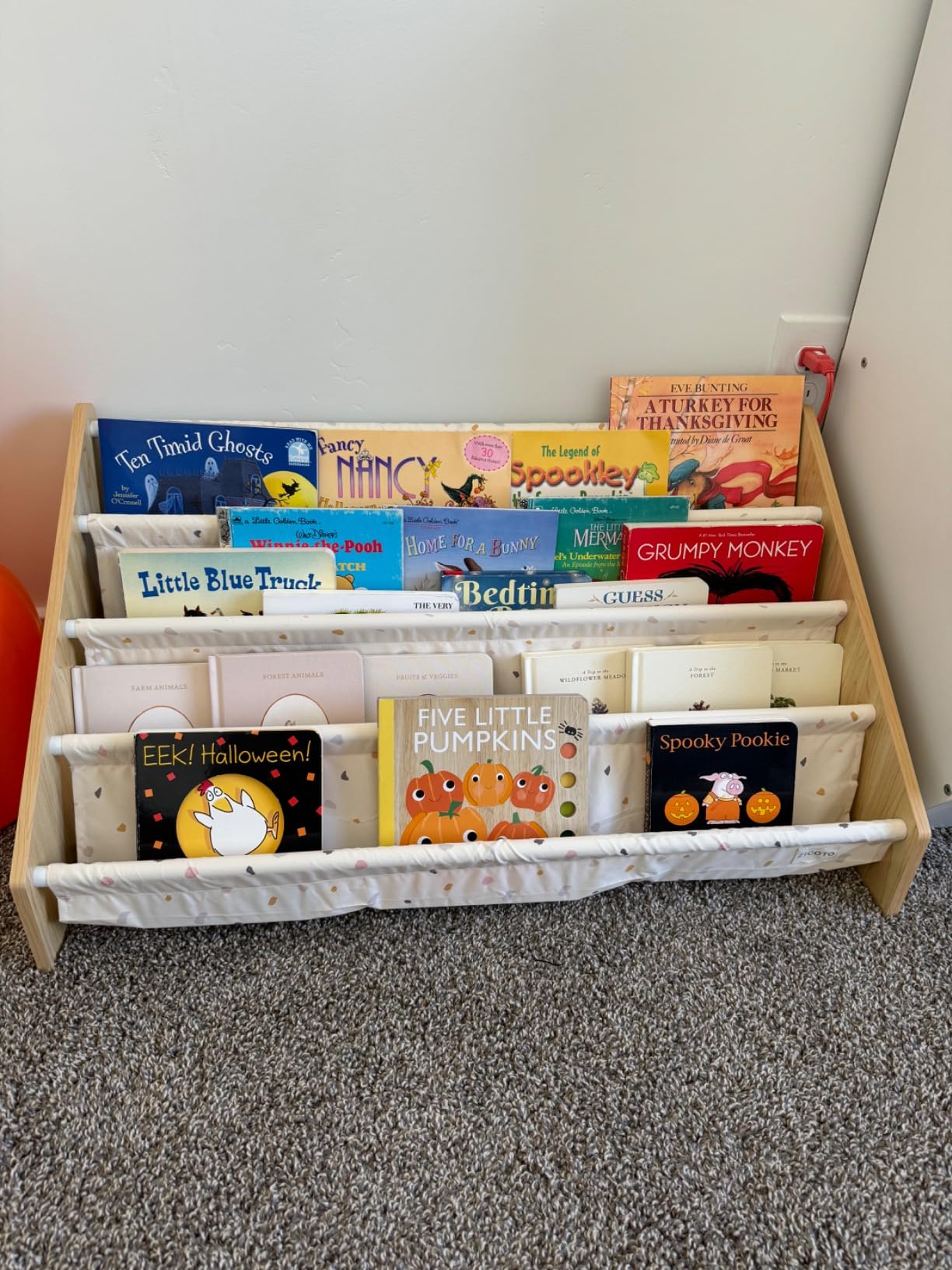 Decorative Wooden Bookshelf for Kids Rooms - Easy Install Montessori Shelf customer photo 1