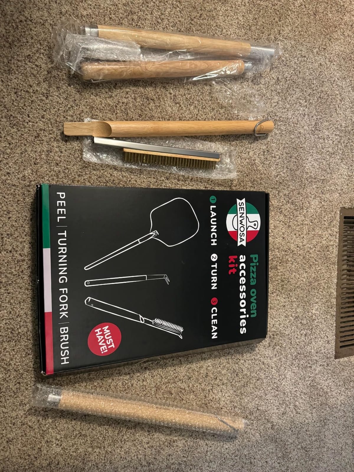 Senwosa Pizza Oven Accessories Kit, 6 Tools for Home Pizza Making customer photo 1