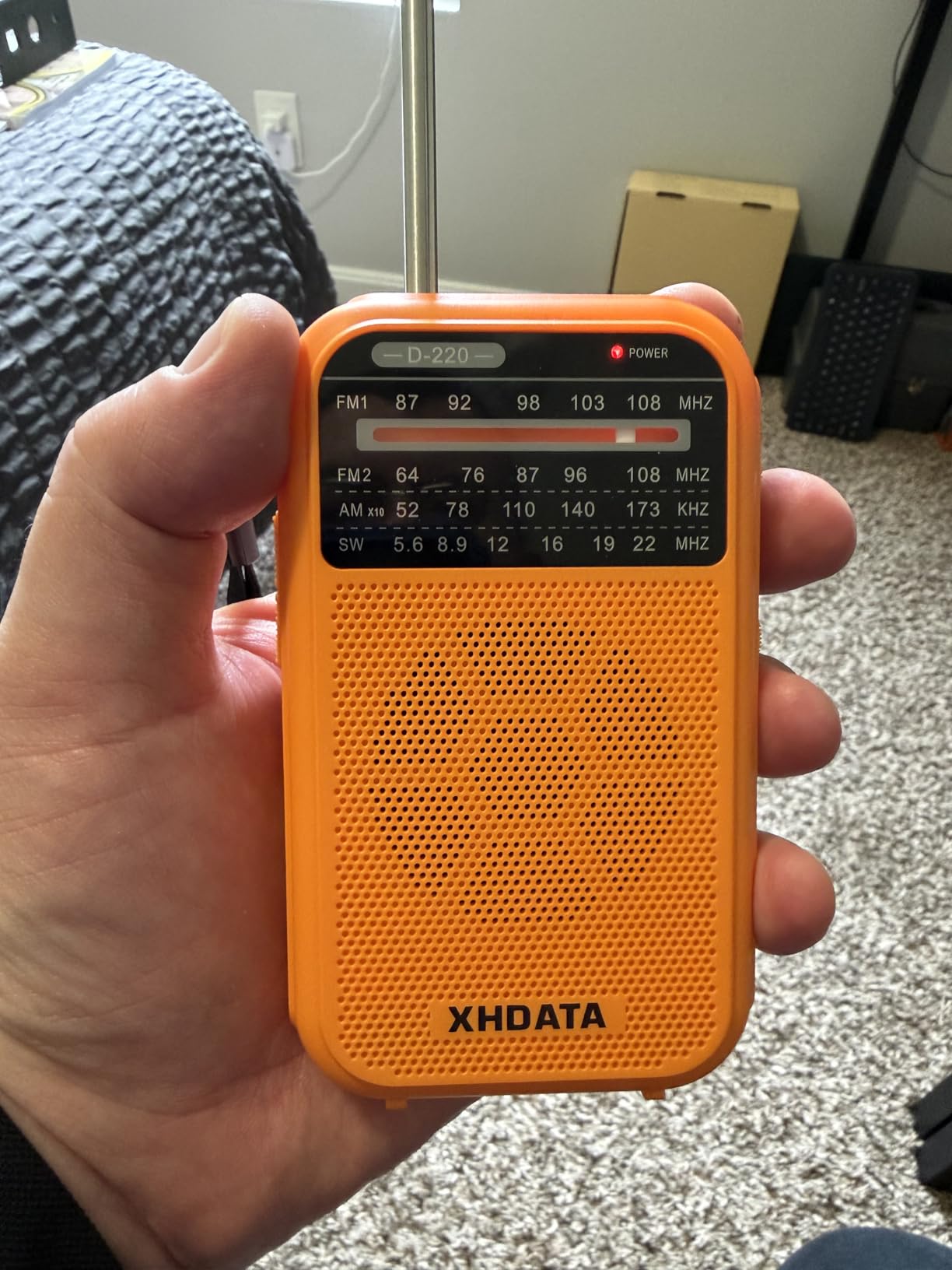 XHDATA D220 Portable Radio AM FM SW Shortwave Receiver Pocket Radio customer photo 2