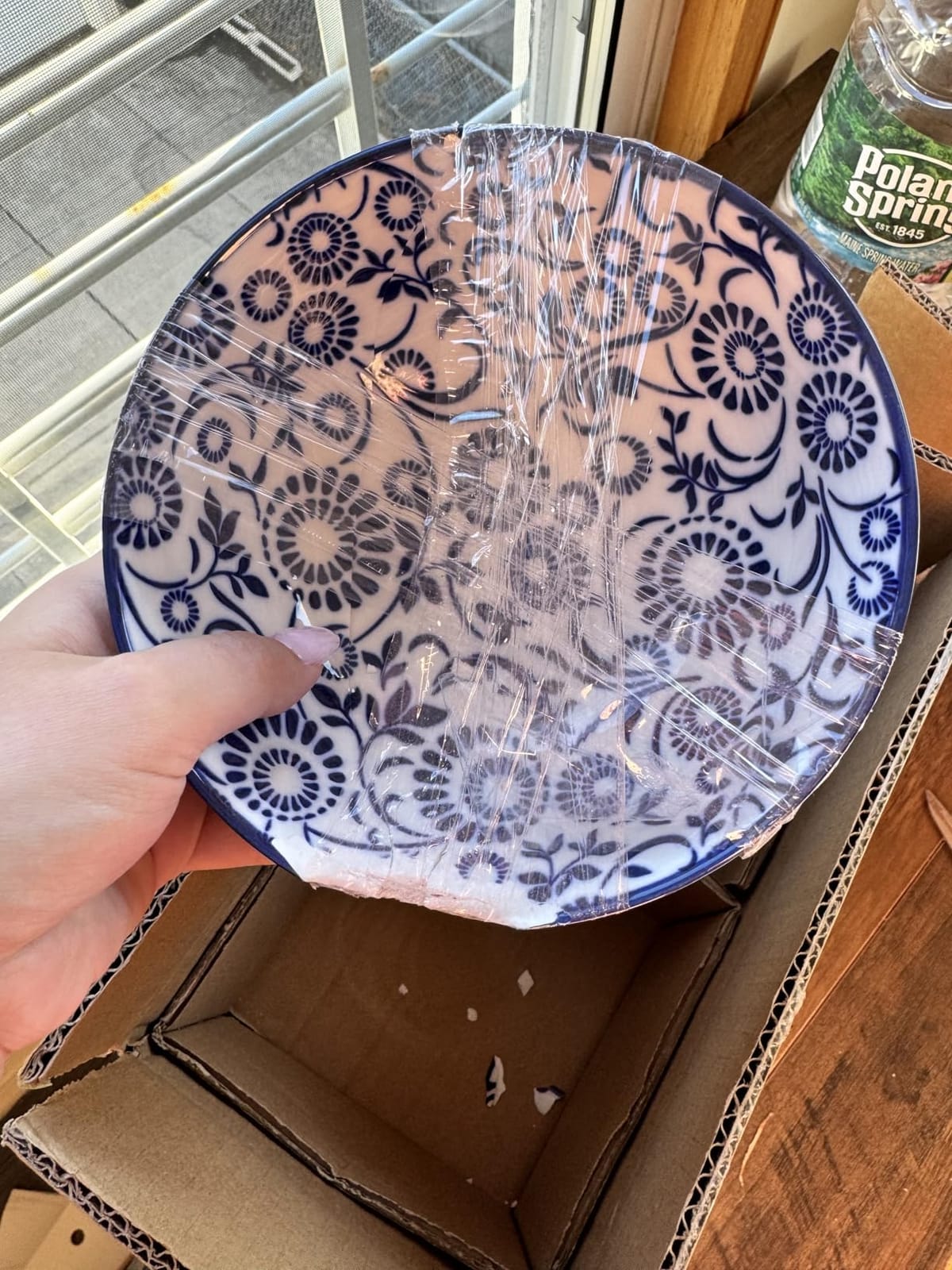vancasso SELENE Plates and Bowls Set for 4, 12 Pieces Dinnerware Sets, Mircowave and Dishwasher Safe Dishes Set, Porcelain Blue Dinnerware customer photo 2