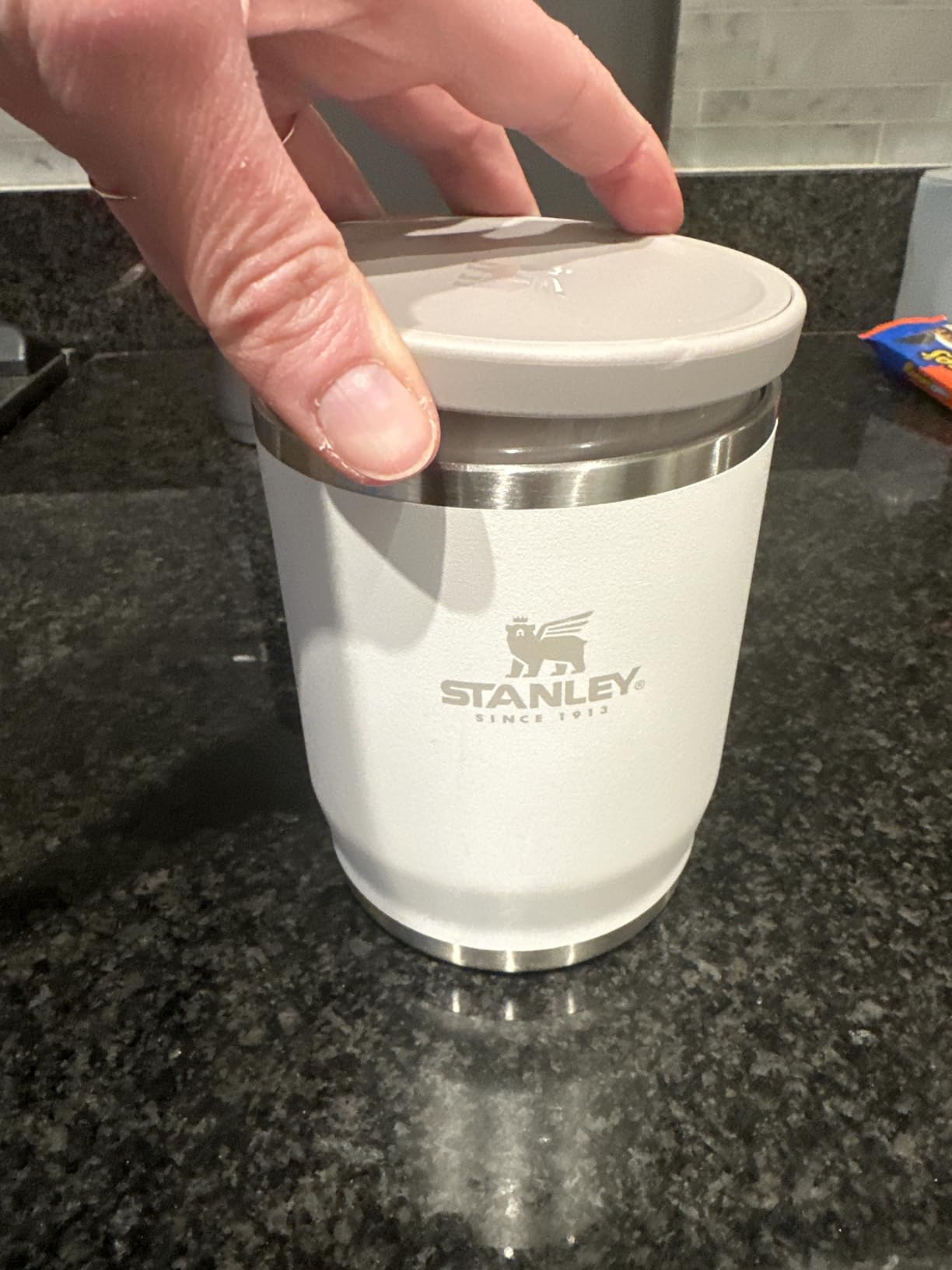 STANLEY Adventure To-Go Food Jar 18 oz | Vacuum Insulated Food Container | Wide Mouth Screw On Lid | Packable for Travel | Stainless Steel with Leakproof Lid | BPA-Free | Frost customer photo 1