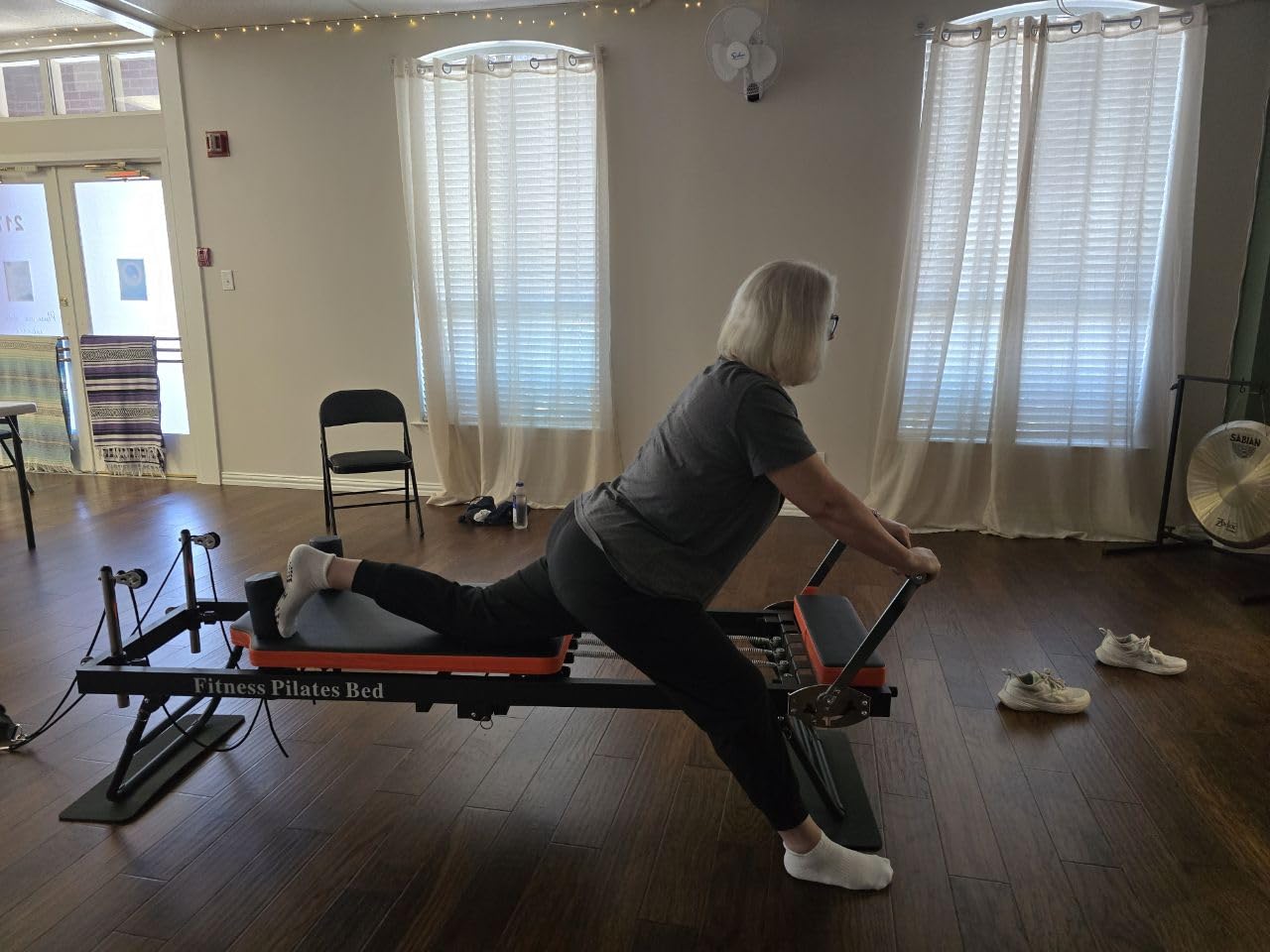 Pilates Reformer,Dpiolrcag Foldable Pilates Machine & Equipment for Home Use and Gym Workout, Suitable for Advanced and Beginners Users, Up to 250 lbs Weight Capacity customer photo 1