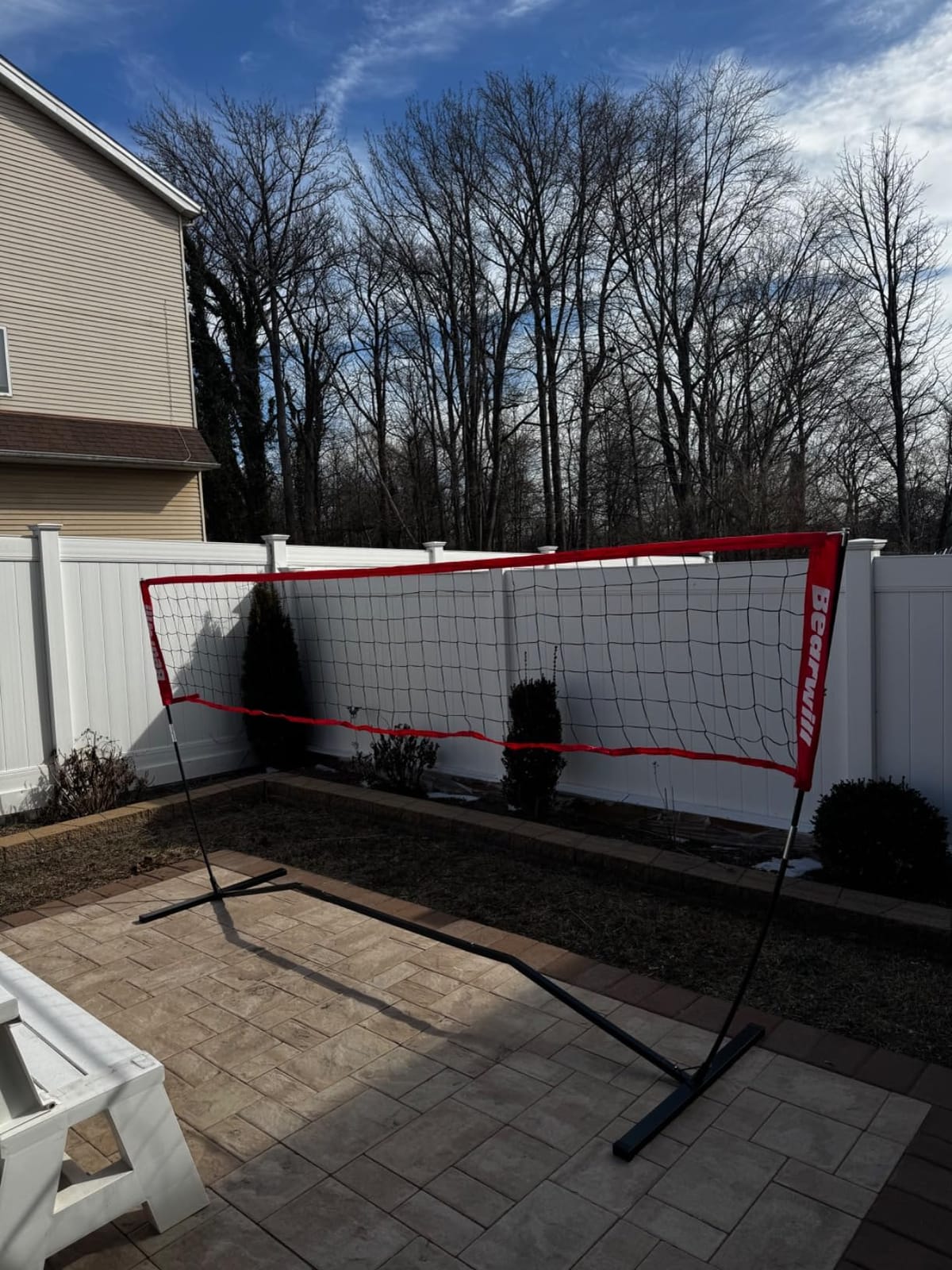 Bearwill Volleyball Net, 12FT/20FT Portable Volleyball Net for Backyard customer photo 2