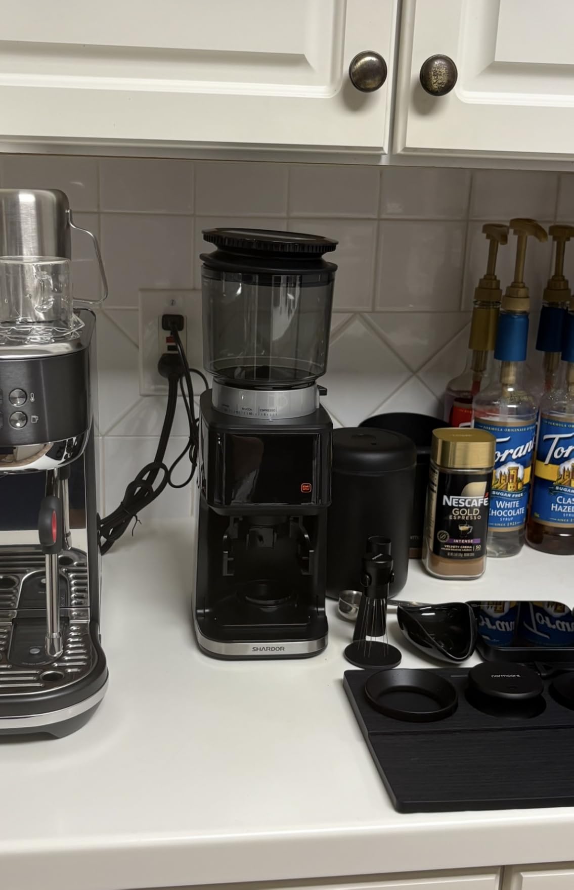 SHARDOR Conical Burr Espresso Coffee Grinder Electric with Precision Timer 2.0, Touchscreen Adjustable Burr Mill with 51 Precise Settings for Home Use, Anti-static, Stainless Steel customer photo 2