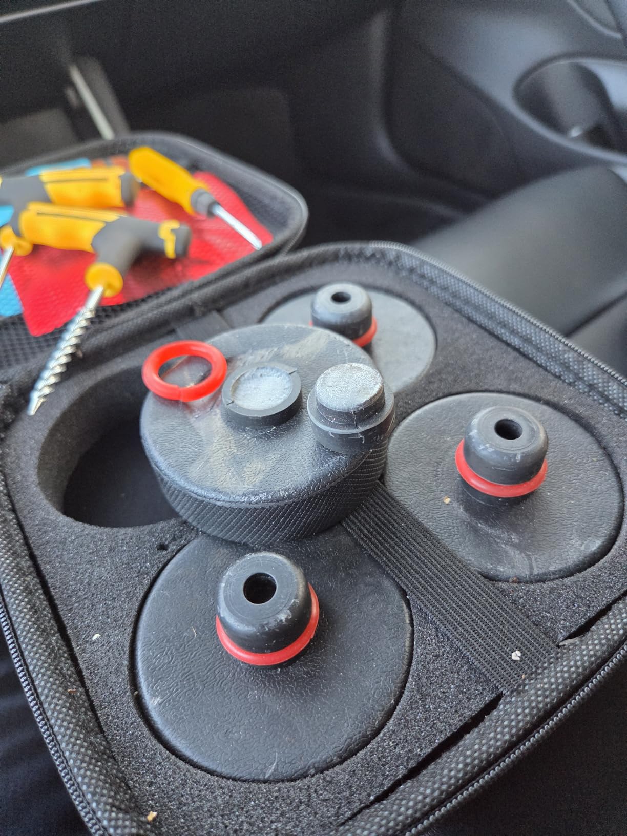 Tesla Jack Pads for Model Y/3/S/X 2016 to 2026 with Tire Repair Tools Kit customer photo 2
