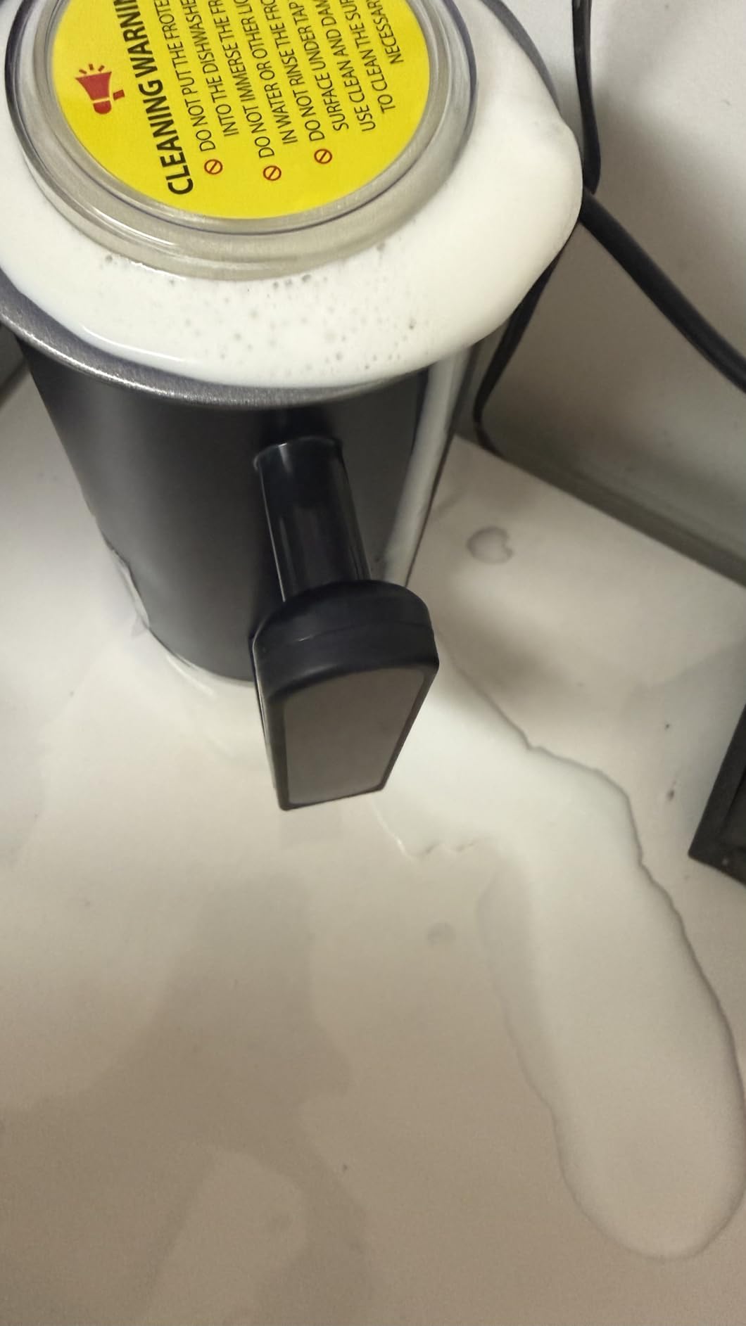SIMPLETASTE Milk Frother, 4-in-1 Electric Automatic Milk Steamer | Warm and Cold Foam Maker and Milk Warmer for Latte, Cappuccino, Macchiato, Hot Chocolate customer photo 2