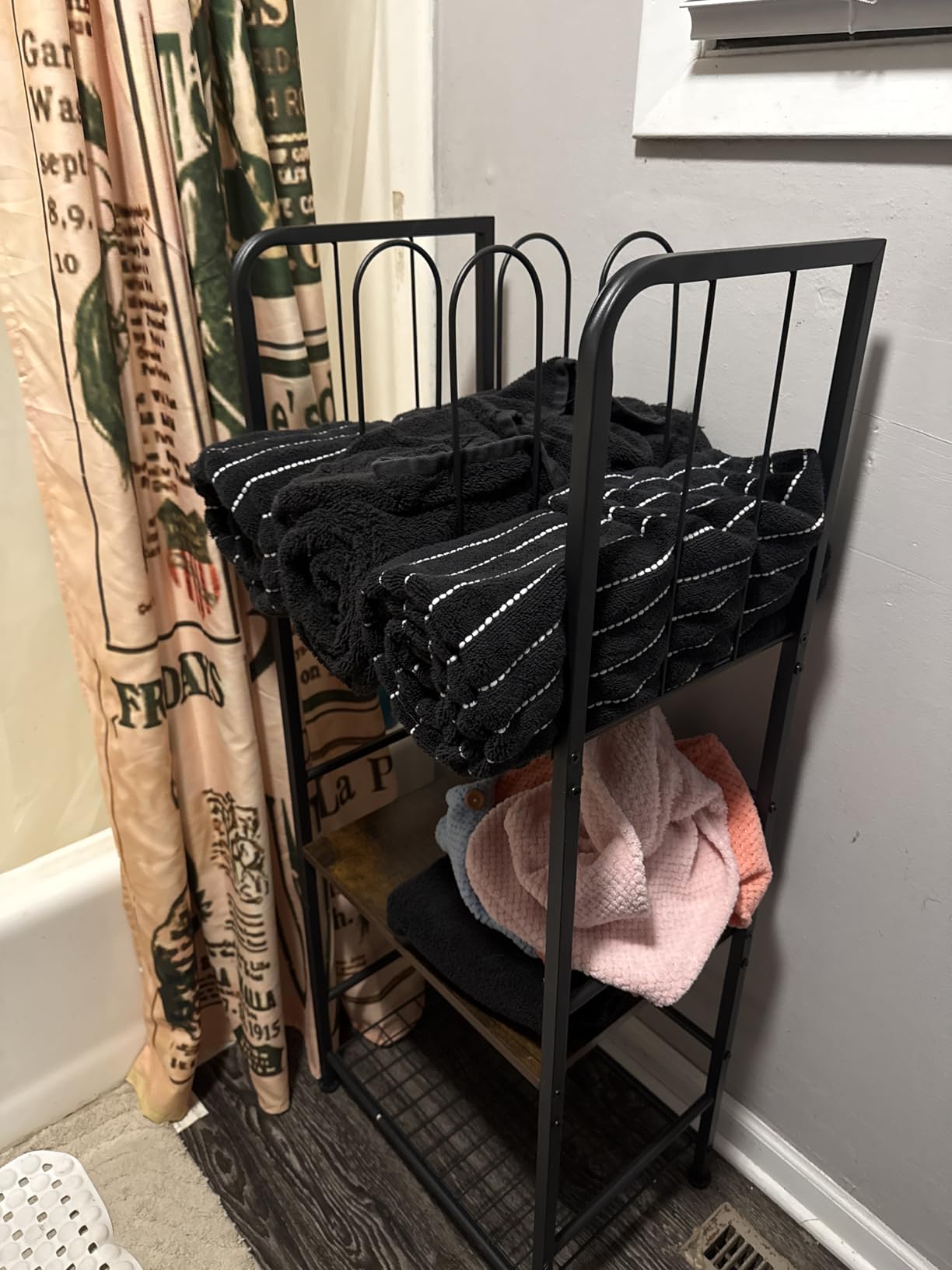 3-Tier Freestanding Towel Racks for Bathroom, Towel Rack Stand customer photo 2