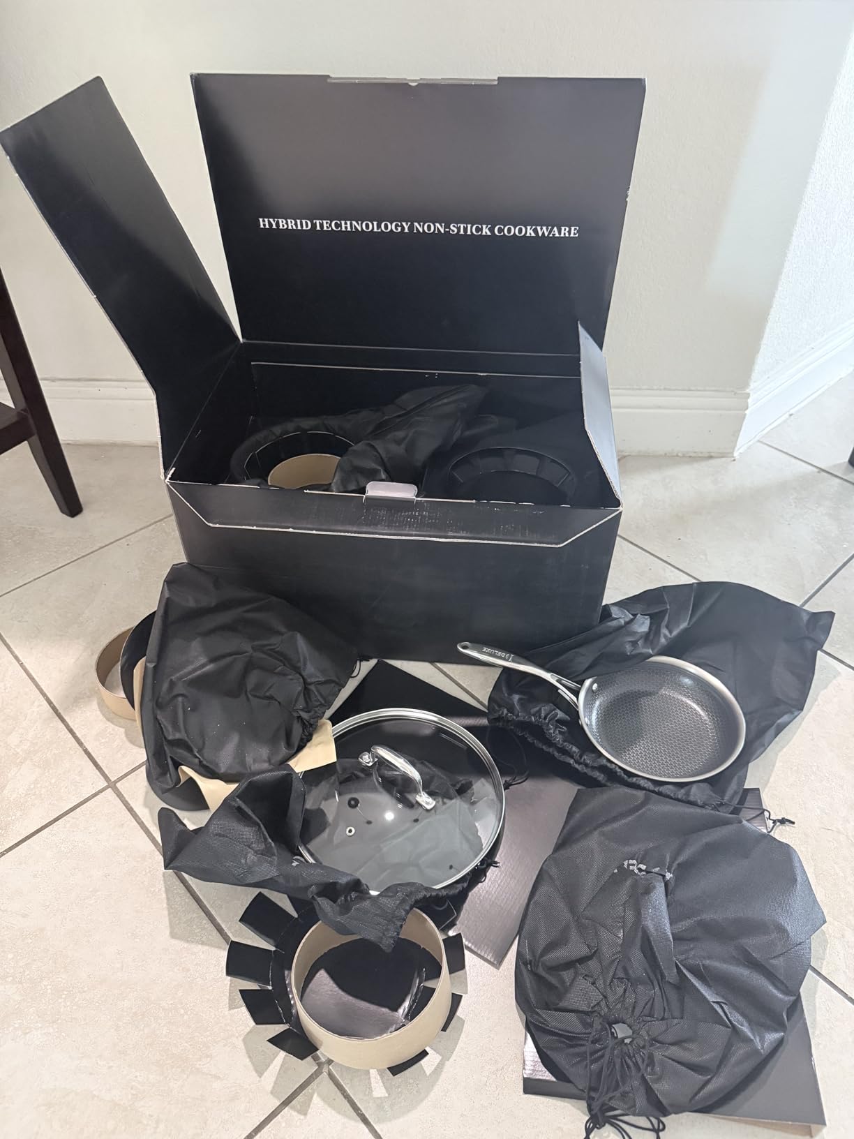 Deluxe 13 Piece Hybrid Ceramic Nonstick Stainless Steel Cookware Set customer photo 1