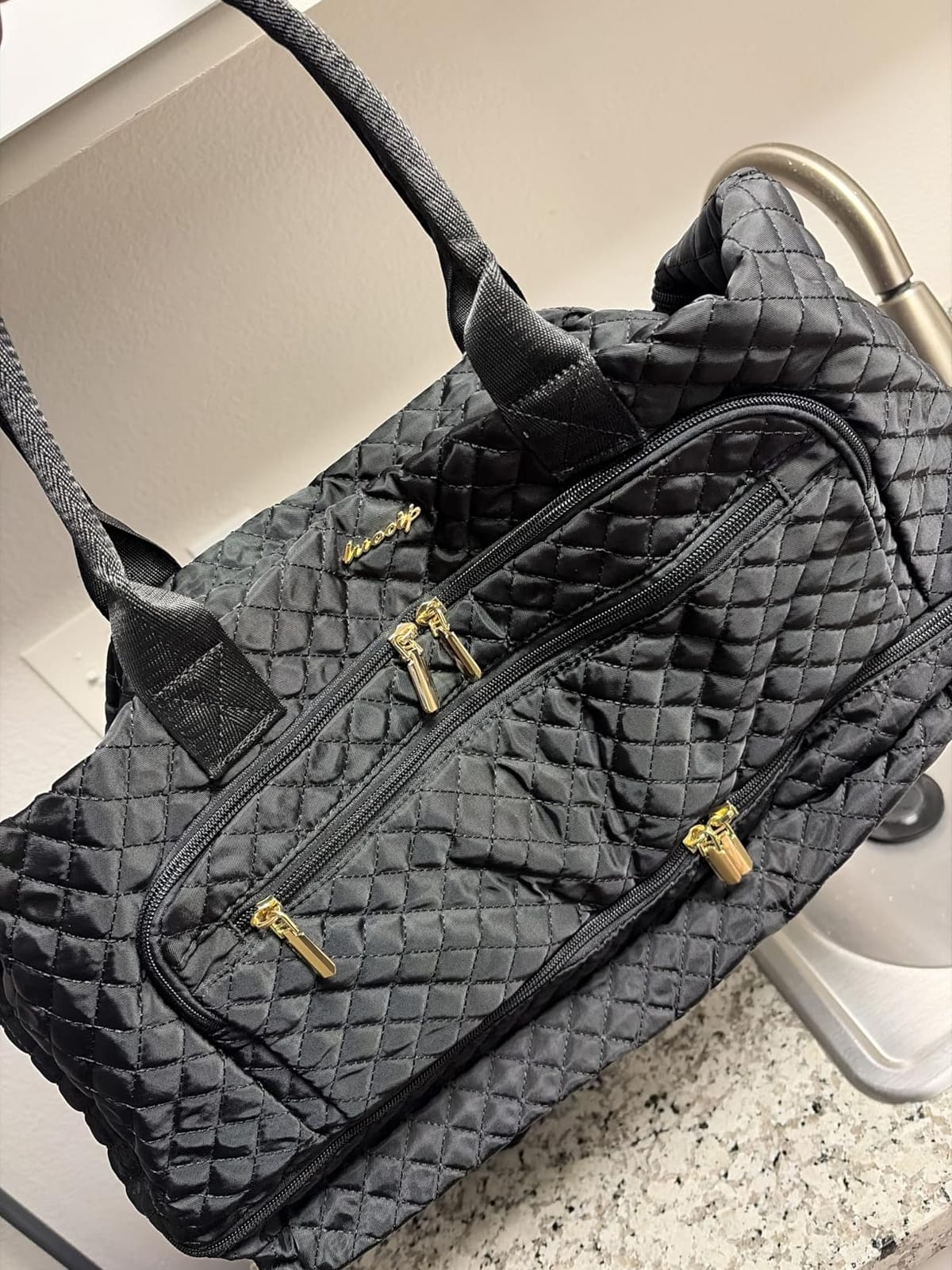 Travel Duffle Bag Weekender for Women - Carry-On Overnight Bag Personal Item Bag with Shoe Compartment & Wet Pocket Large Weekend Tote Bags with Toiletry Bag Hospital Bags for Labor and Delivery customer photo 1