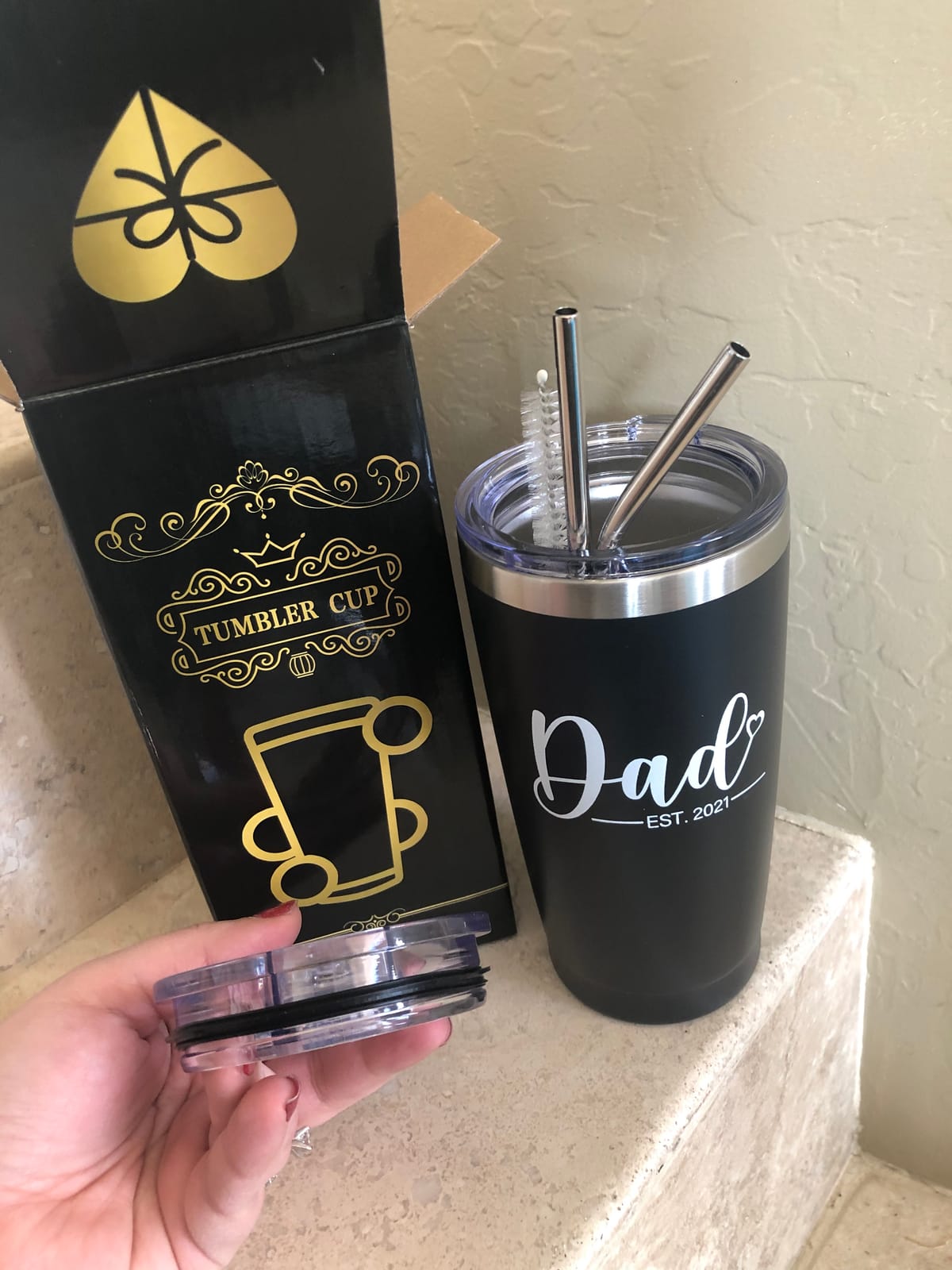 BIRGILT Firefighter Gifts - Where My Hose at Firefighter Tumbler 20 oz customer photo 2