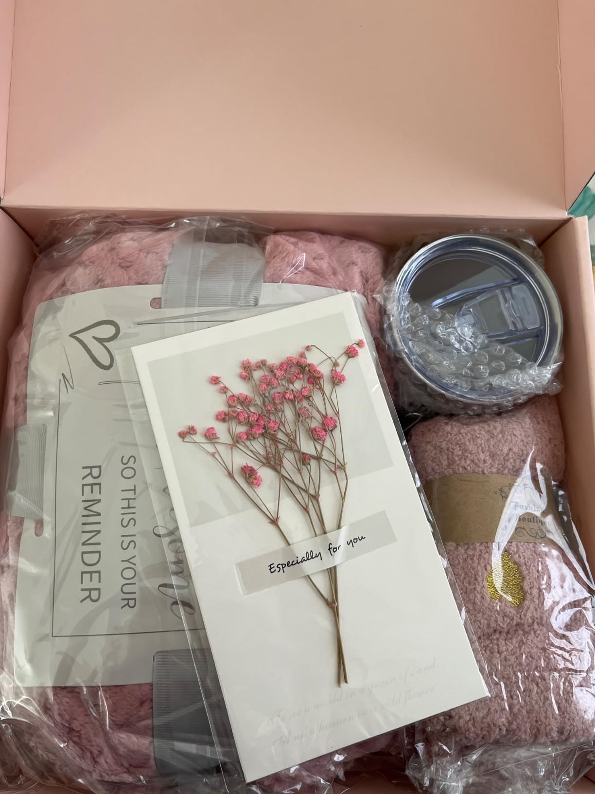 Happy Birthday Gifts for Women Mom Her Friend Sister Wife Grandma, Self Care Gift Get Well Relaxing Spa Gift Basket Set customer photo 1