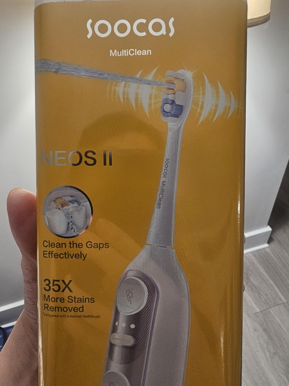 Soocas NEOS II Electric Toothbrush with Water Flosser Combo, Dark Violet customer photo 2