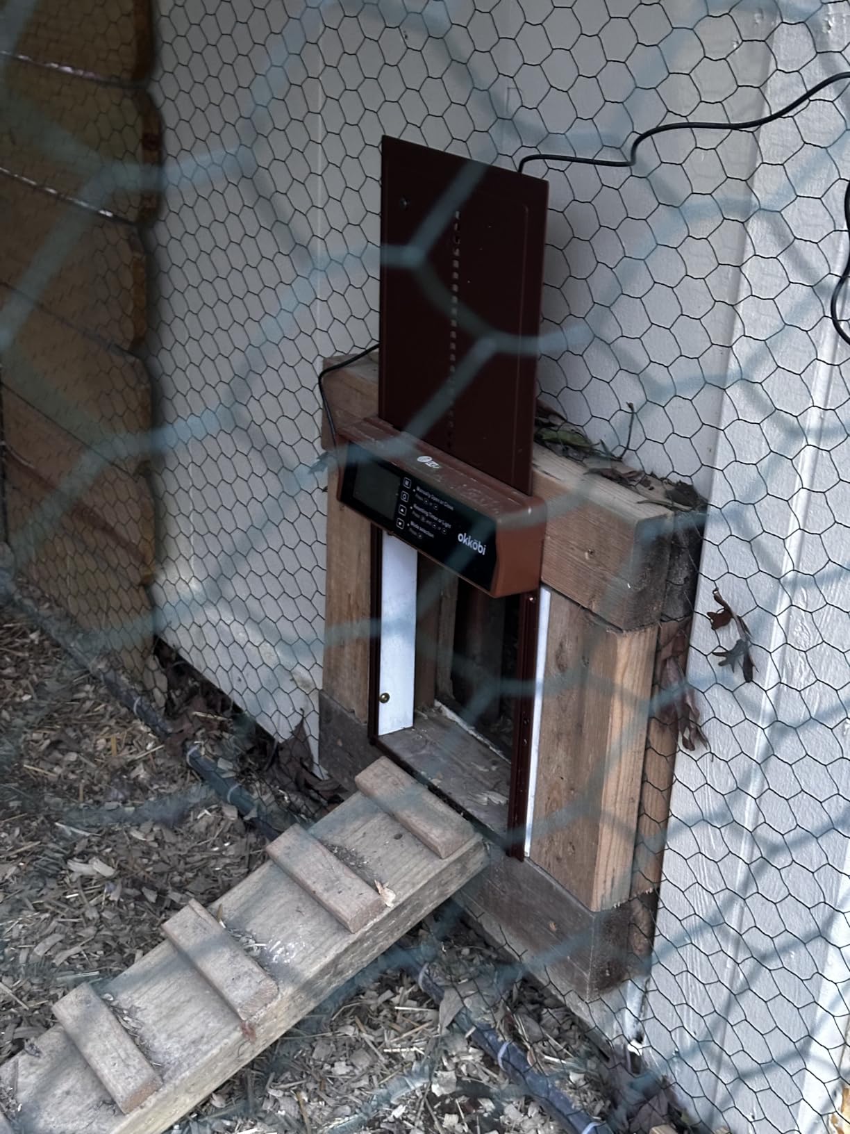 Chicken Coop Door, Solar Powered Automatic with LCD Display, Light Sensor customer photo 2