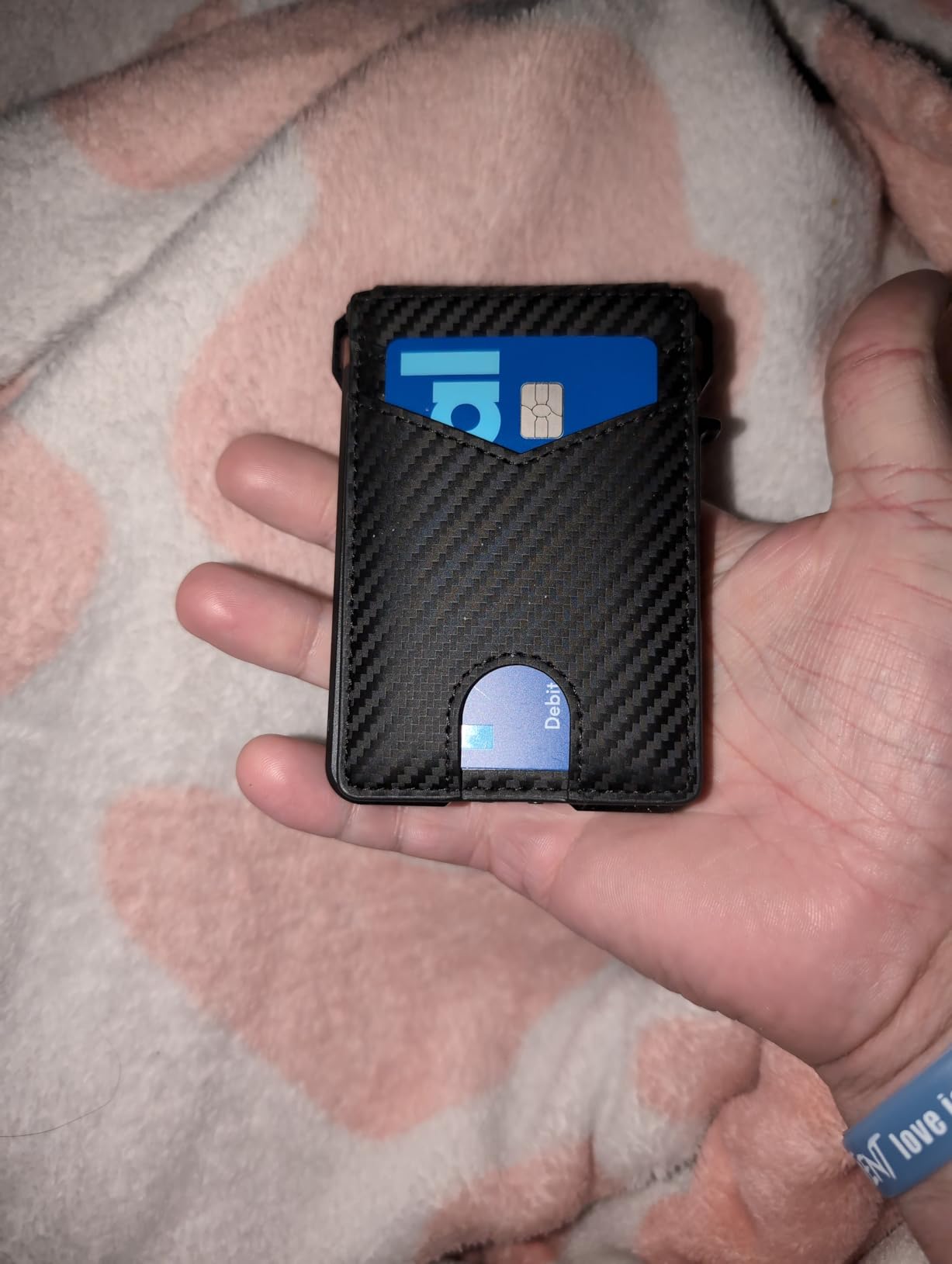 Wallet for Men, Mens Minimalist Wallet 9-13 Cards, Slim Compact RFID Wallet customer photo 1