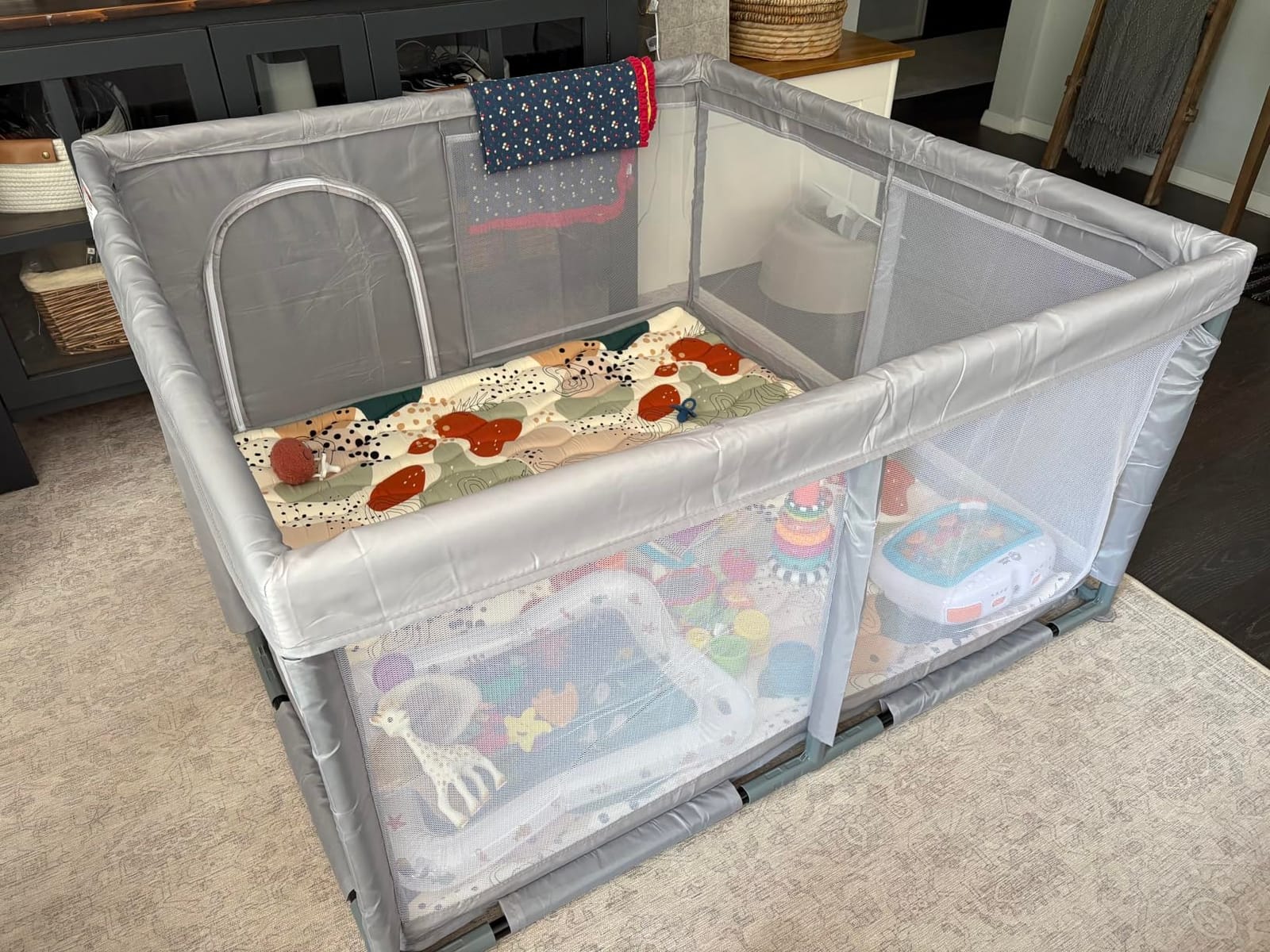 Hiaksedt Baby Playpen 74x50 Inch, Play Pens for Babies and Toddlers customer photo 1