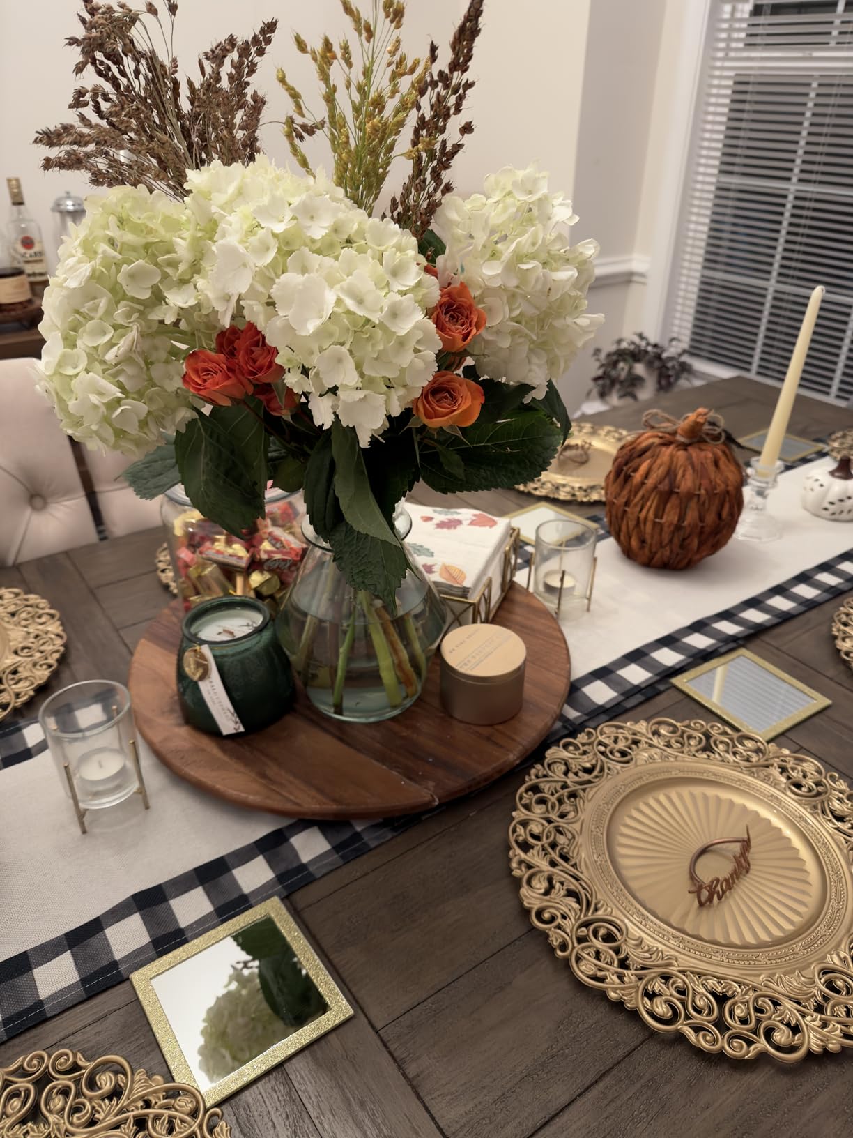 Foraineam Gold Charger Plates Set of 12, 13