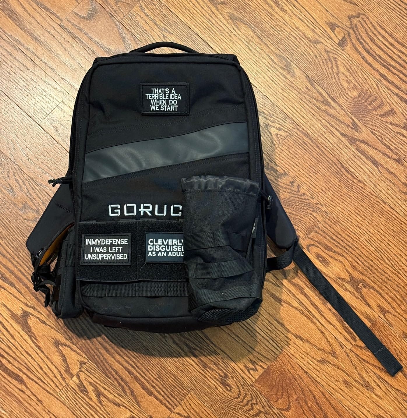 GORUCK Rucker 4.0, Weighted Rucking Backpack, Military Rucksack, Black, 20L customer photo 2