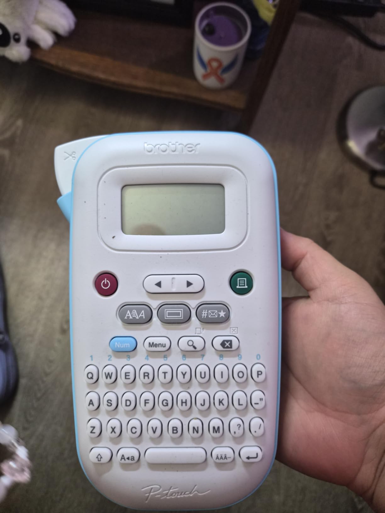 Brother P-Touch PT-N10 Personal Handheld Label Maker, Portable and Prints, P-Touch Btag ~½” (12mm) Wide Color Personalized Label Tapes, customer photo 1