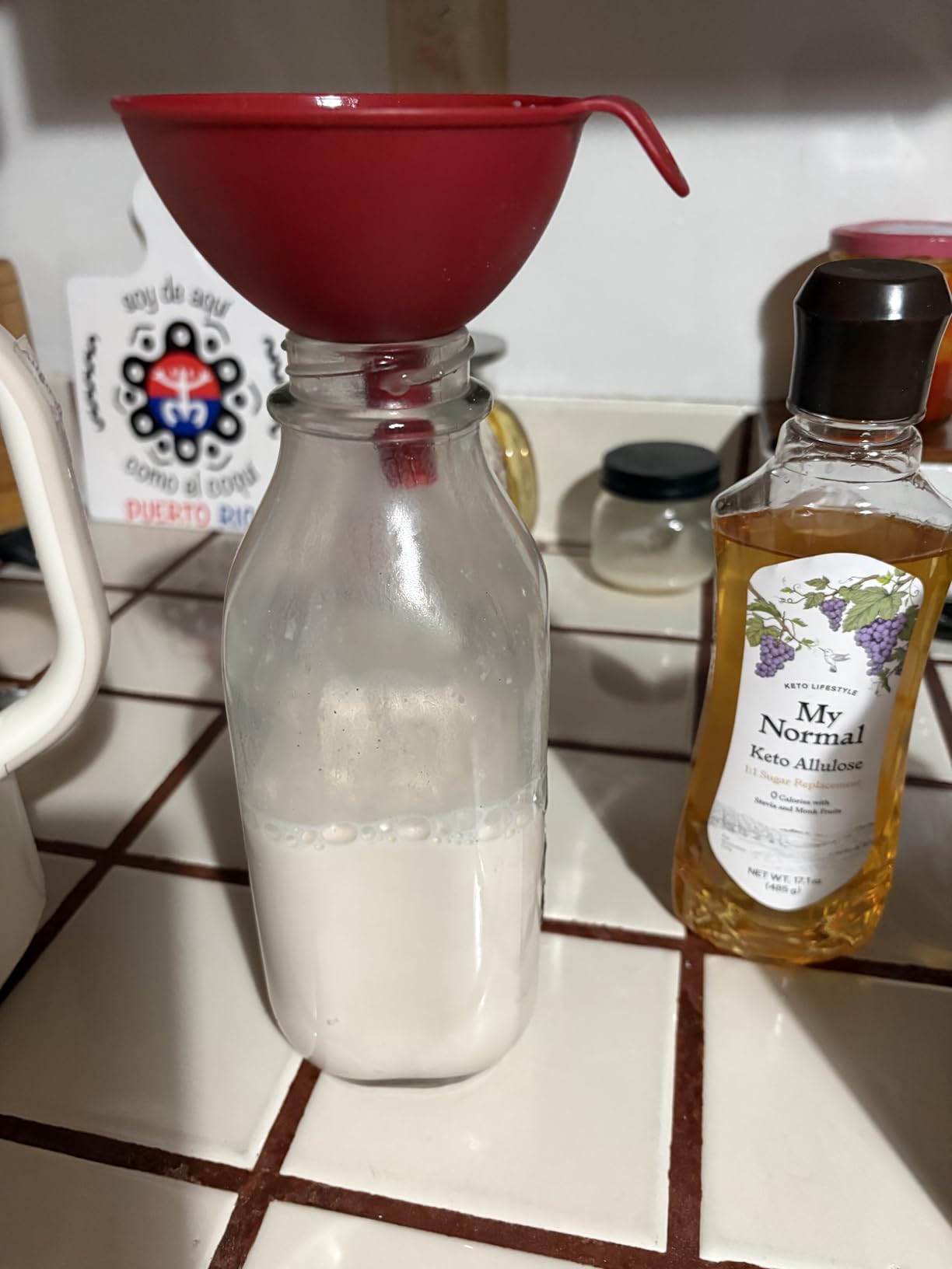 KIDISLE Automatic Nut Milk Maker, 20oz Homemade Almond, Oat, Coconut, Soy, Plant Based Milks and Non-Dairy Beverages with Delay Start/Keep Warm/Self-Cleaning/Boil Water, White customer photo 2
