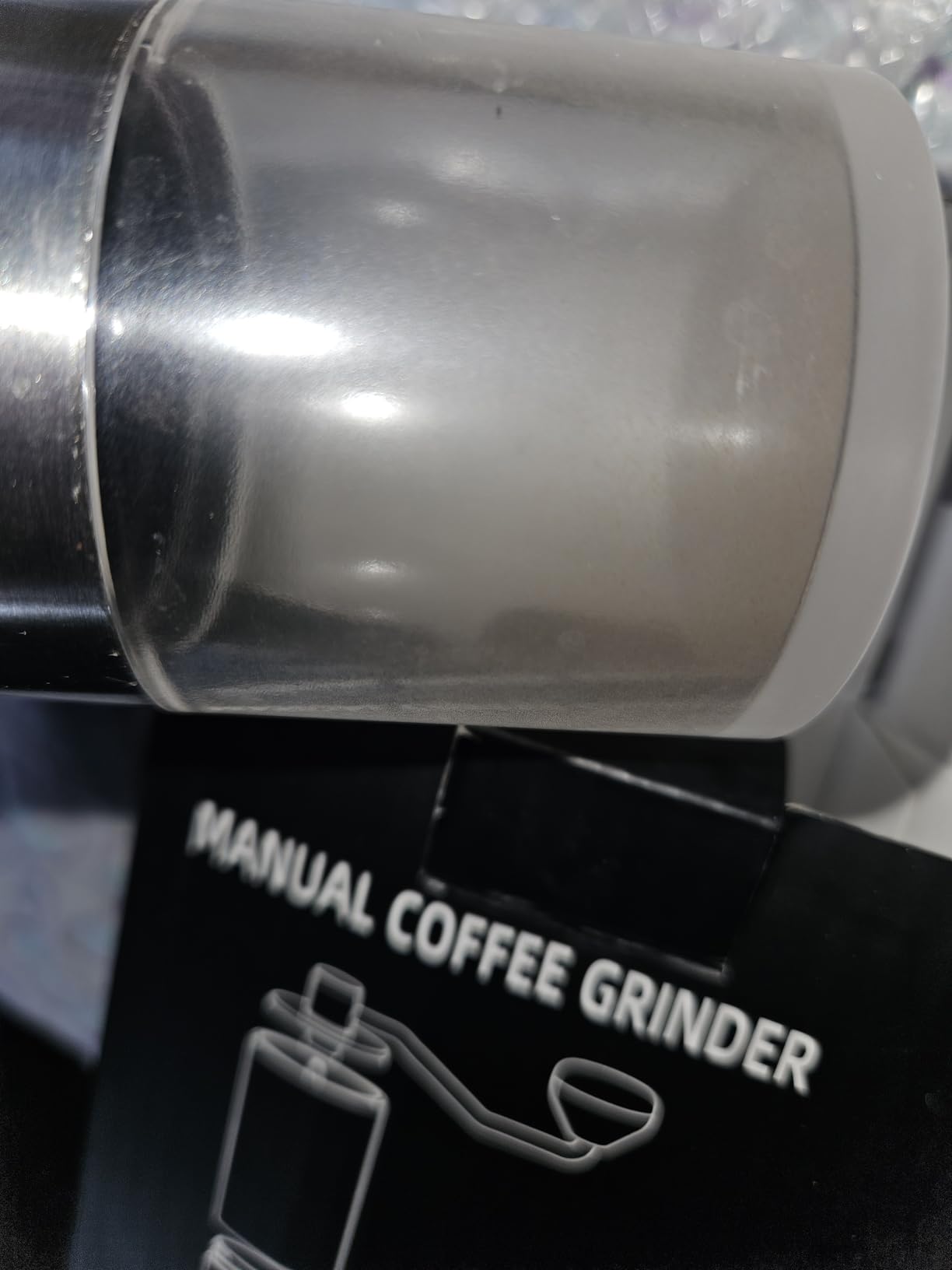 Manual Coffee Grinder With Ceramics Burr For Espresso,French Press,5 Adjustable Settings,Hand Maker with Built-In Burr,For Home Use and Camping Travel,Coffee Bean Grinders With Hand Crank customer photo 1