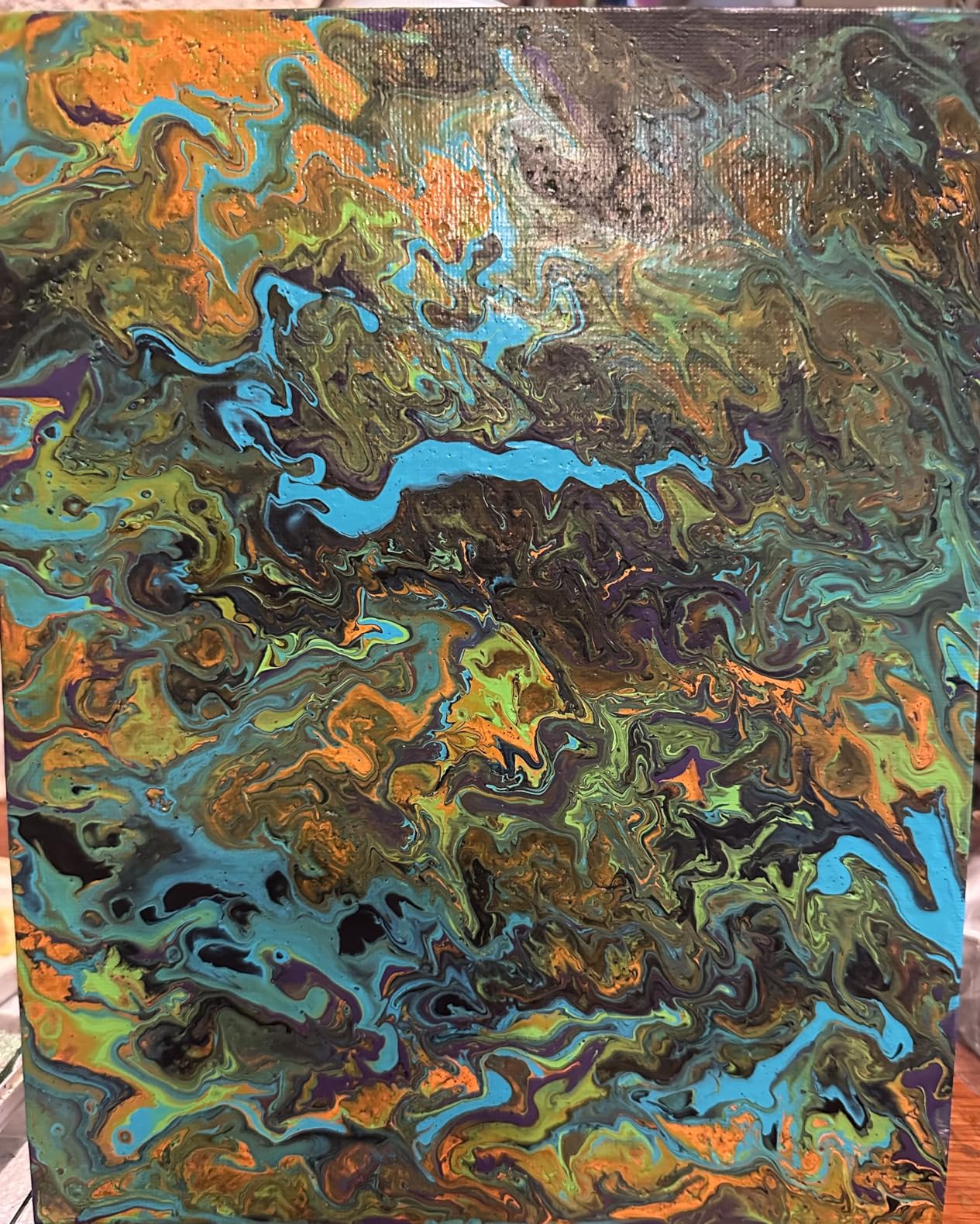 Nicpro 18 Colors 8.45oz Large Volume Metallic Acrylic Pour Paint Kit customer photo 1