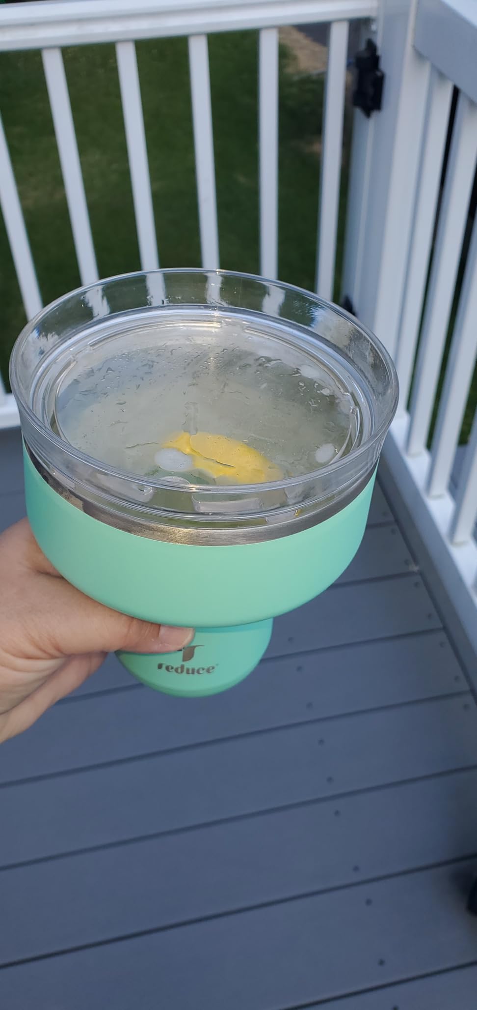 REDUCE Saltini 16oz Margarita Tumbler - Insulated Cocktail Glass with Lid customer photo 2