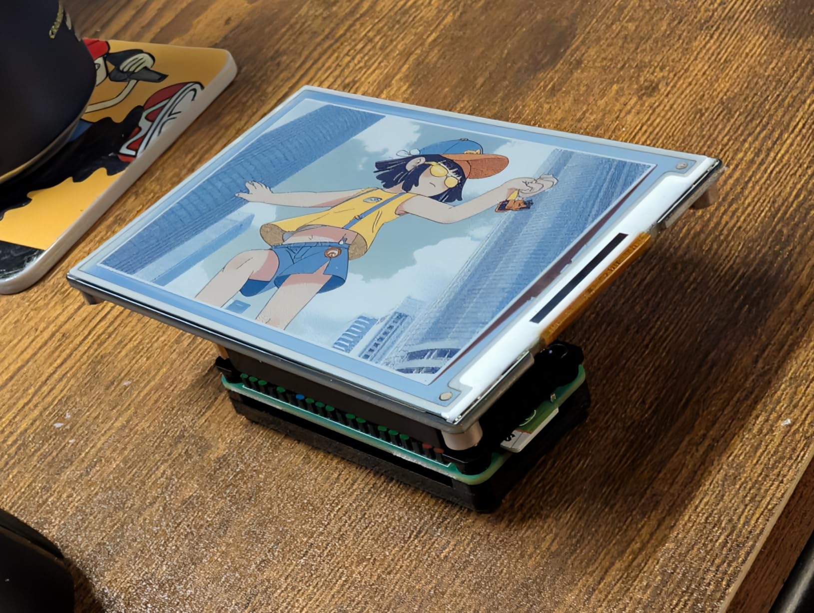 Waveshare 4-inch E Ink Spectra 6 (E6) Full Color E-Paper Display, Compatible with Raspberry Pi 4B/3B/Zero/Zero W/Zero 2W/Pico, Jetson Nano and RDK X3, with HAT+ Driver Board customer photo 2